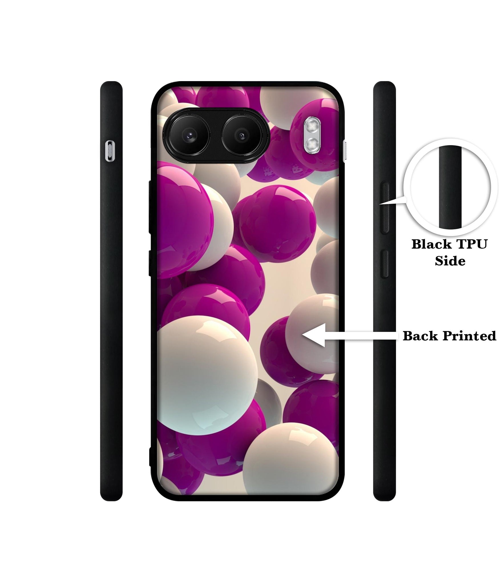 3D Balloons Designer 2D Printed Back Case Cover for OnePlus Nord 4 5G