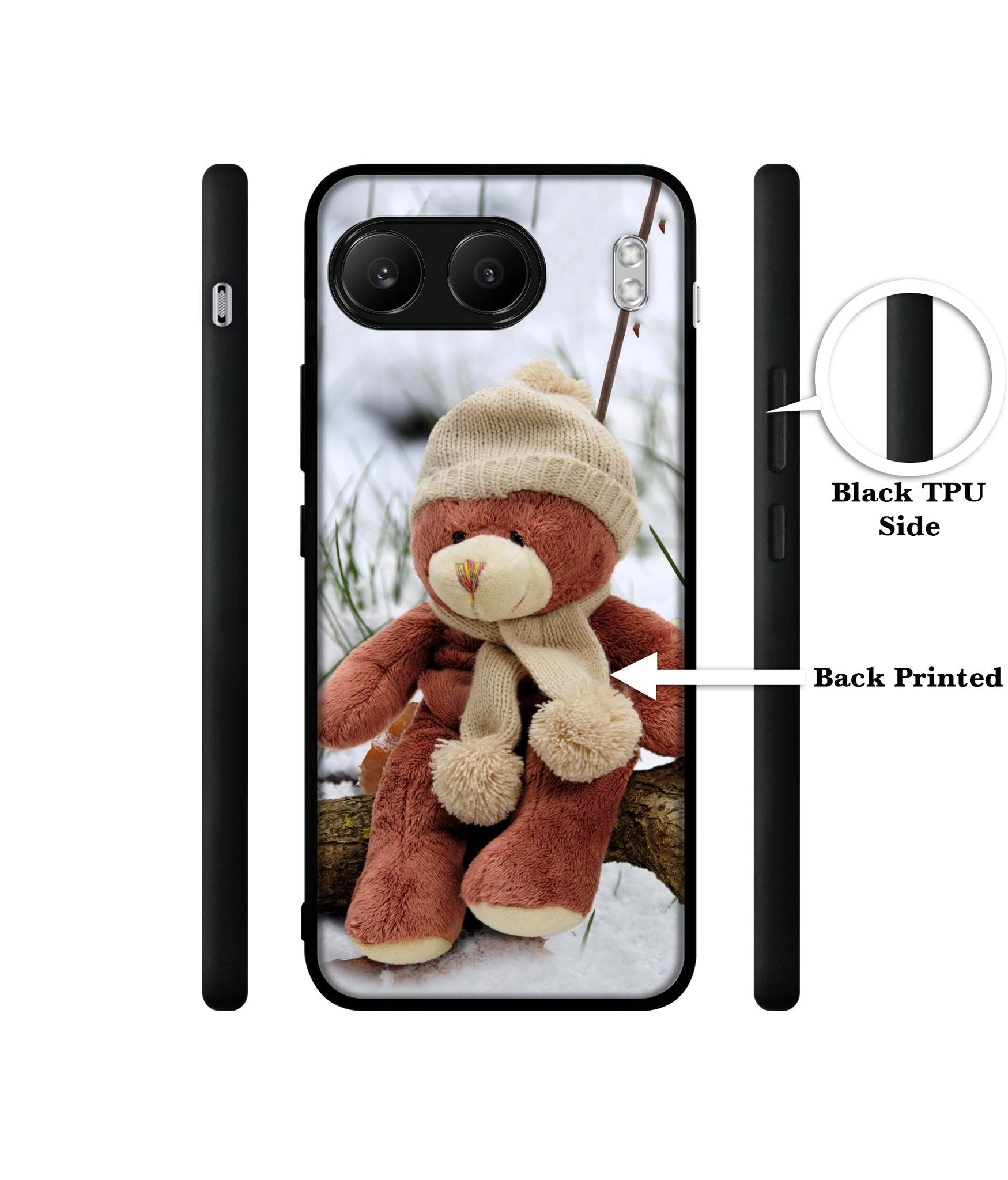 Woolen Bear Designer 2D Printed Back Case Cover for OnePlus Nord 4 5G