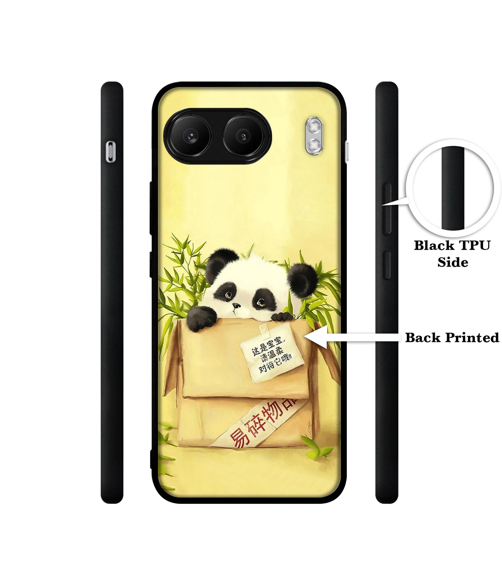 Panda In Box Designer 2D Printed Back Case Cover for OnePlus Nord 4 5G