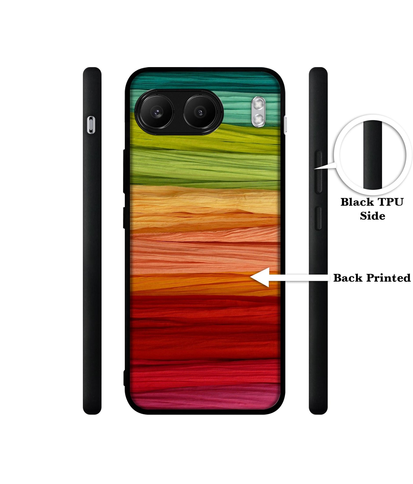 Colorful Thread Designer 2D Printed Back Case Cover for OnePlus Nord 4 5G
