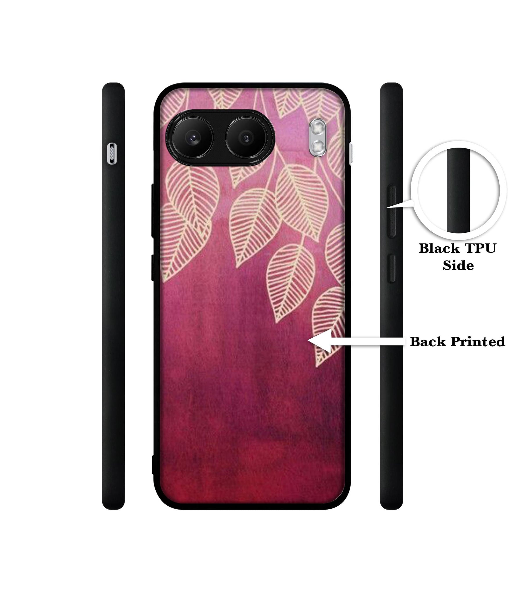 Leaf Pattern Designer 2D Printed Back Case Cover for OnePlus Nord 4 5G
