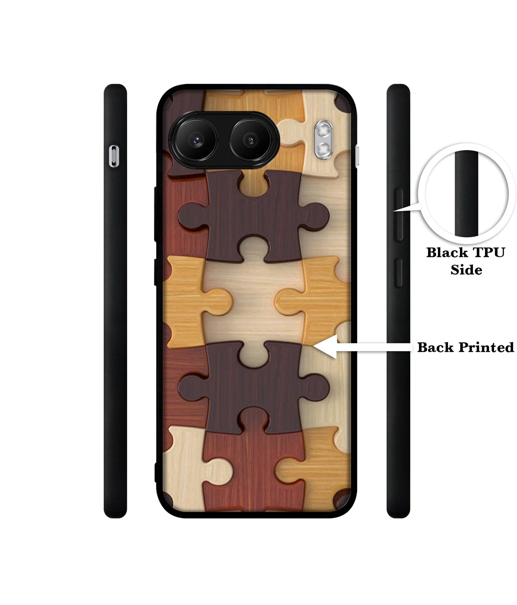 Puzzle Pattern Designer 2D Printed Back Case Cover for OnePlus Nord 4 5G