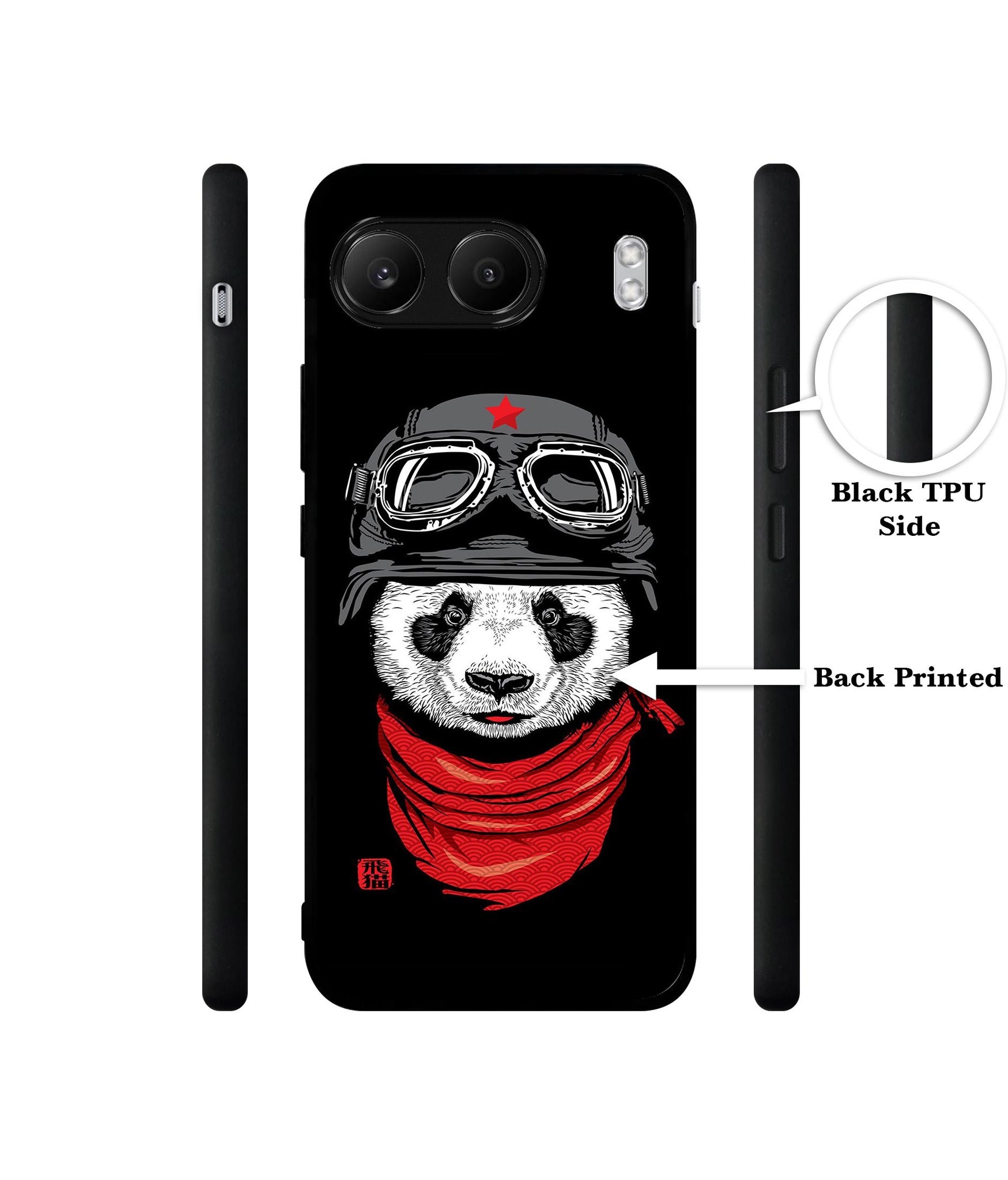 Biker Panda Designer 2D Printed Back Case Cover for OnePlus Nord 4 5G