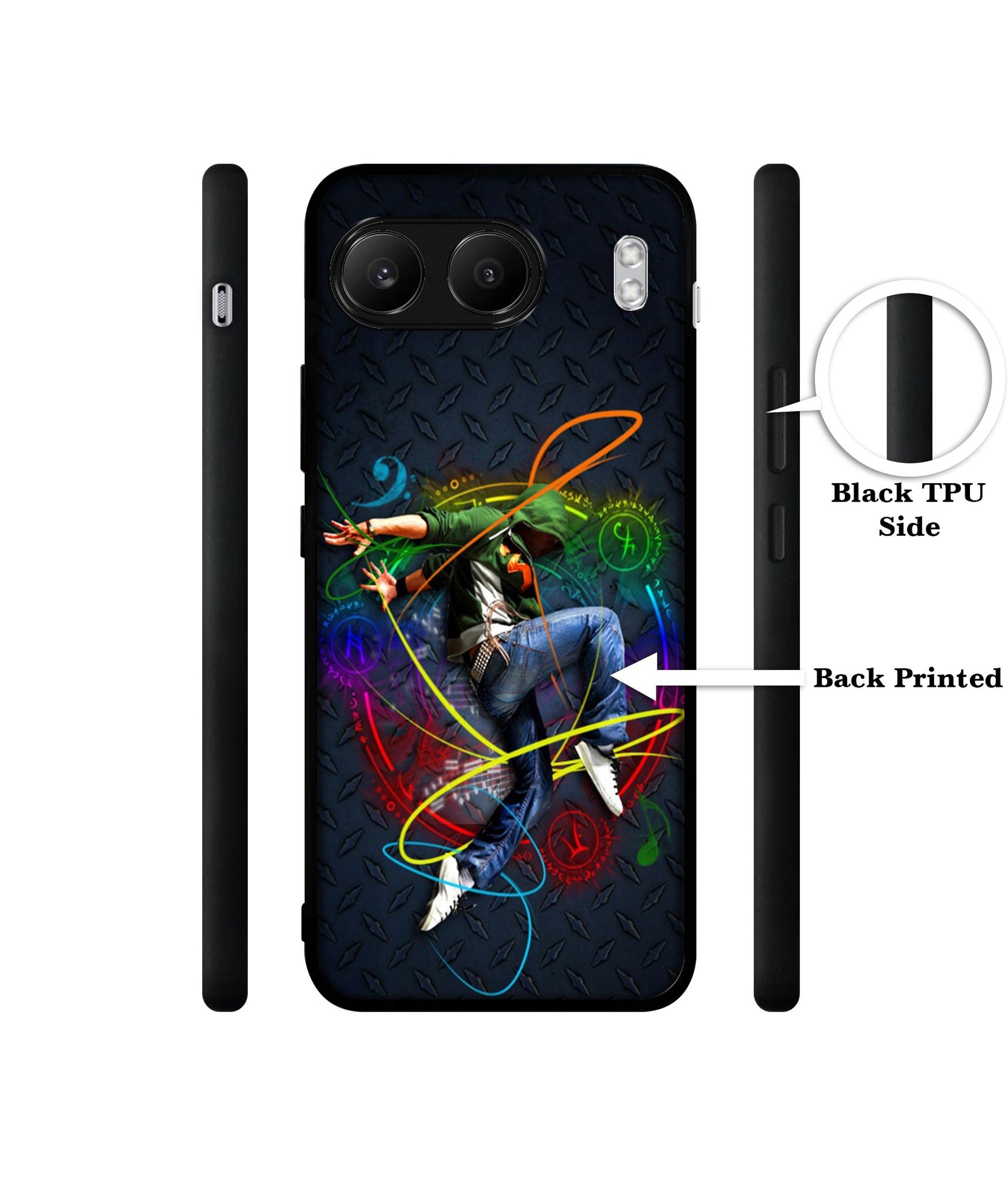 Boy With Music Designer 2D Printed Back Case Cover for OnePlus Nord 4 5G