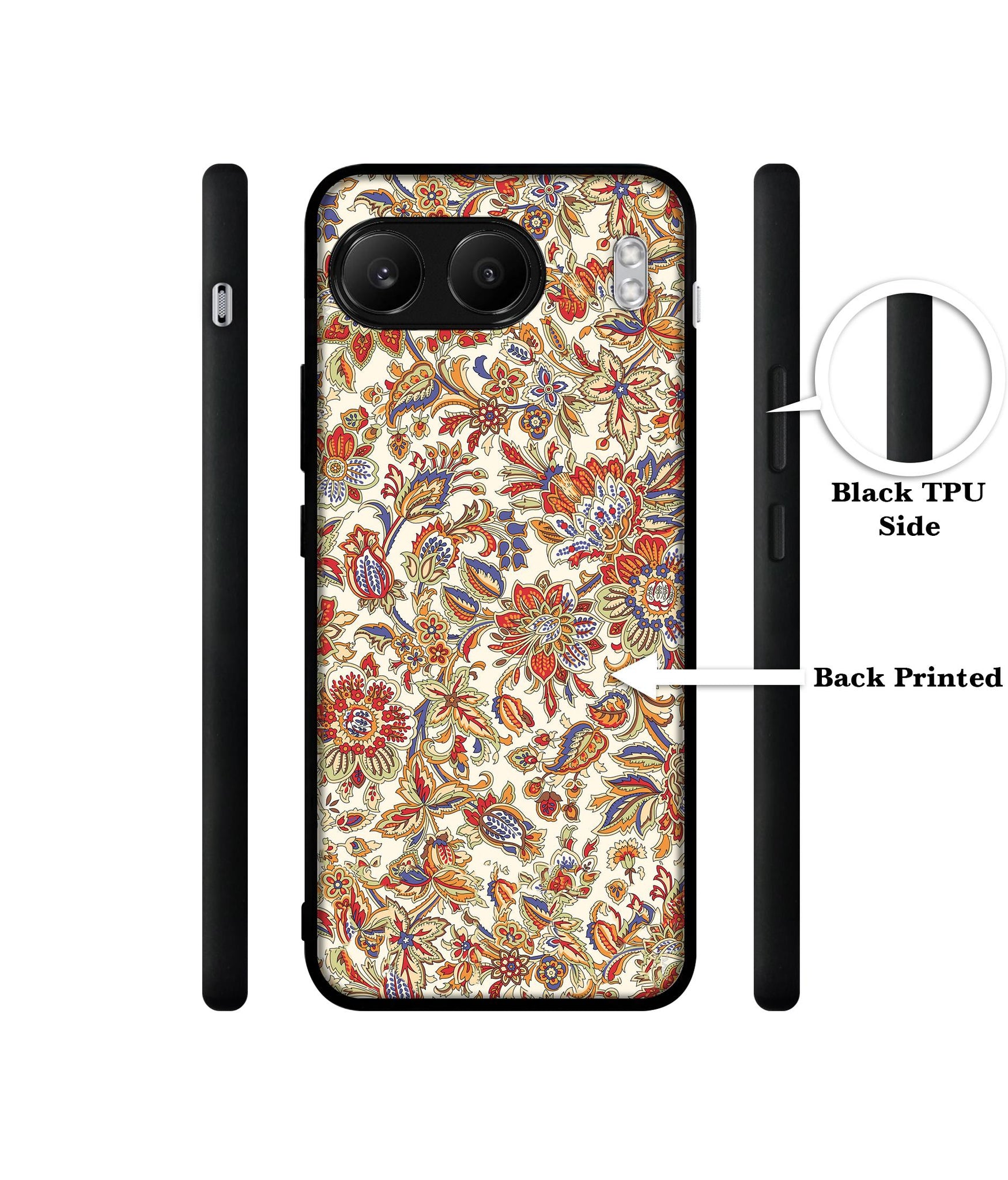 Floral Designer 2D Printed Back Case Cover for OnePlus Nord 4 5G