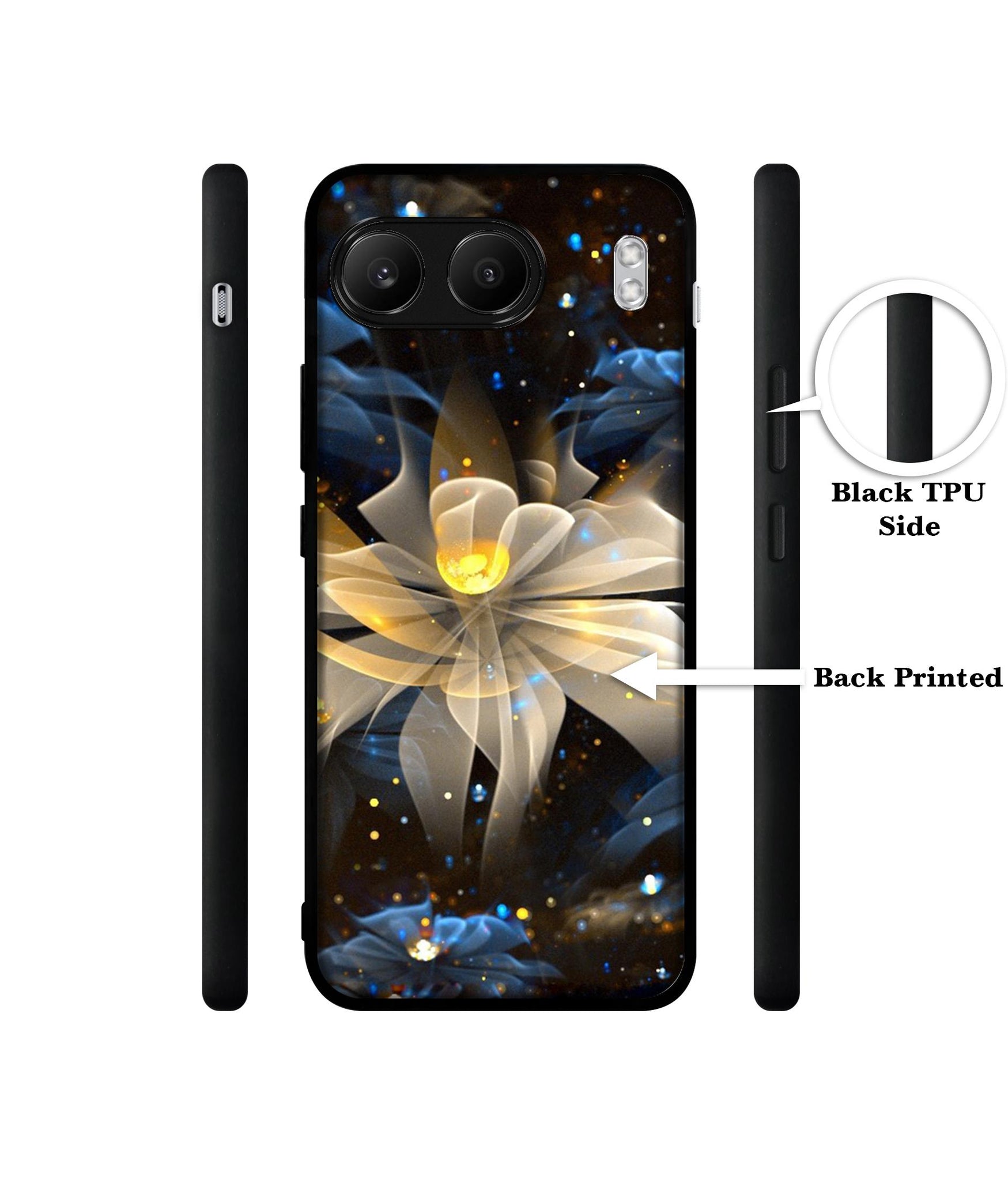 Art Flower Designer 2D Printed Back Case Cover for OnePlus Nord 4 5G