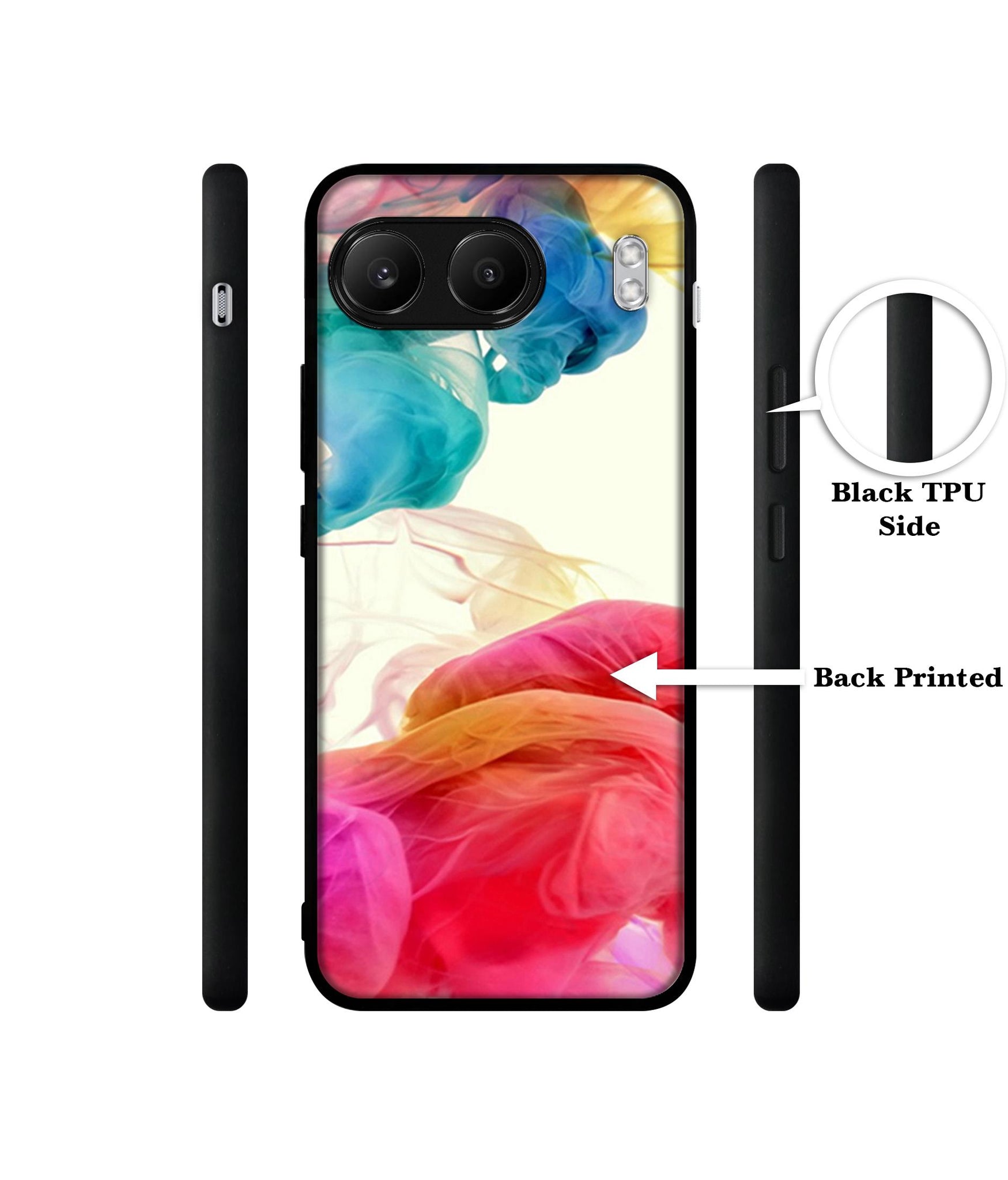 Colored Smoke Designer 2D Printed Back Case Cover for OnePlus Nord 4 5G