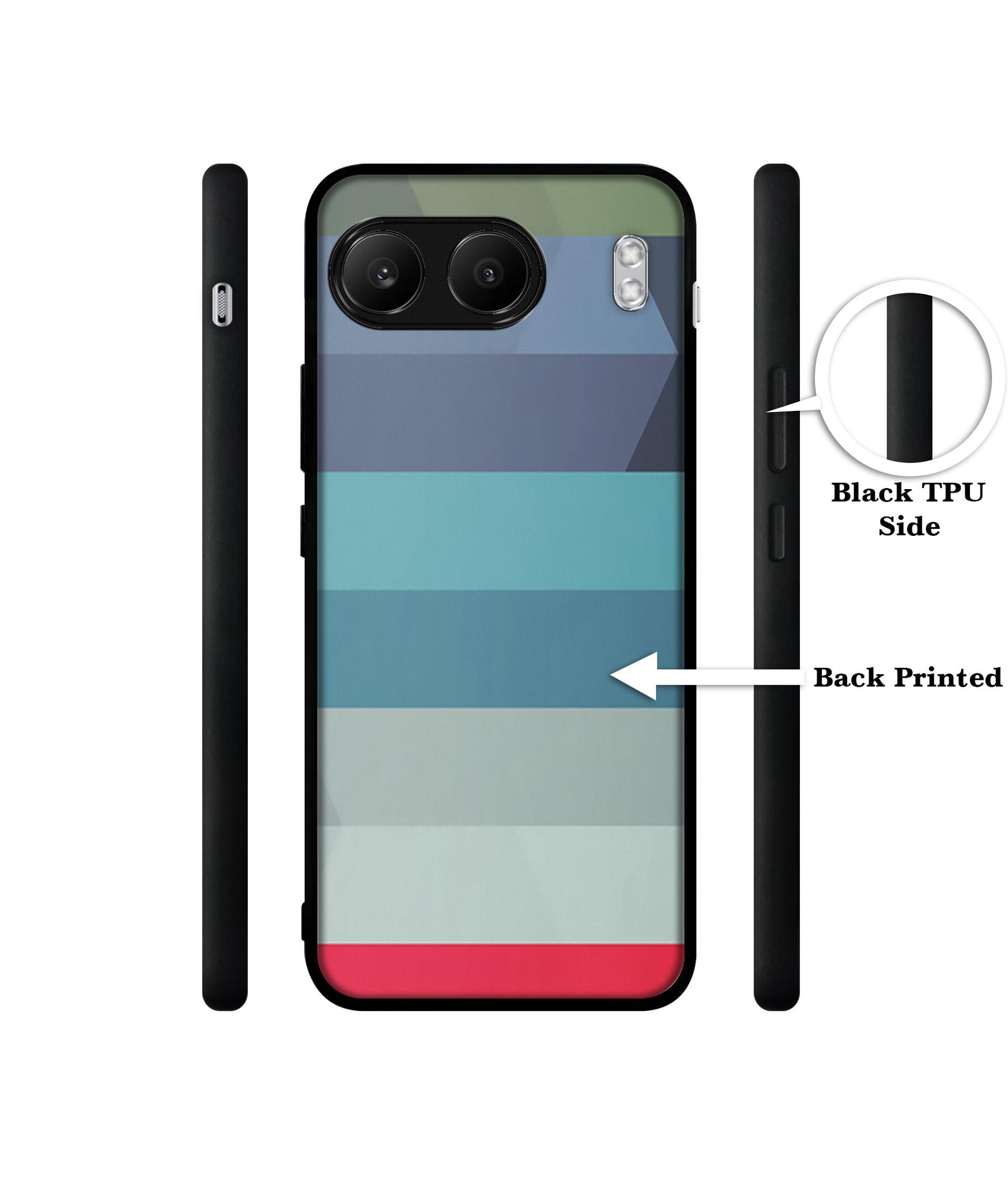 Colorful Lines Designer 2D Printed Back Case Cover for OnePlus Nord 4 5G