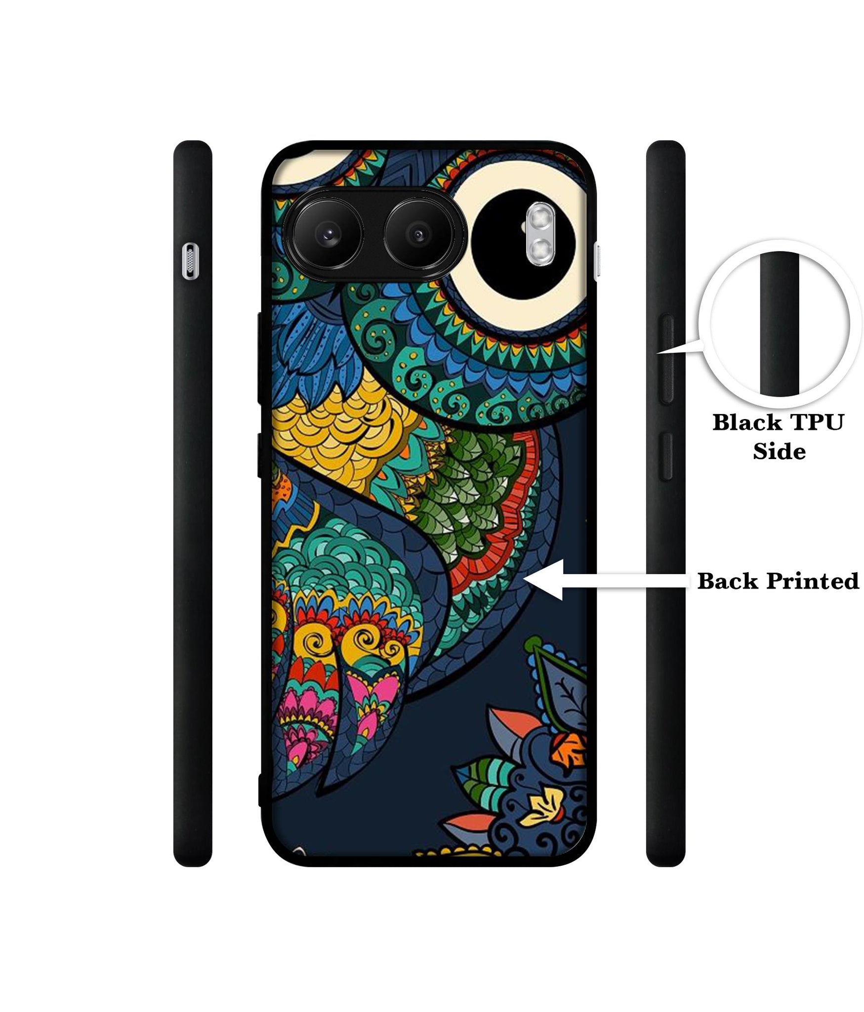 Owl Illustration Designer 2D Printed Back Case Cover for OnePlus Nord 4 5G