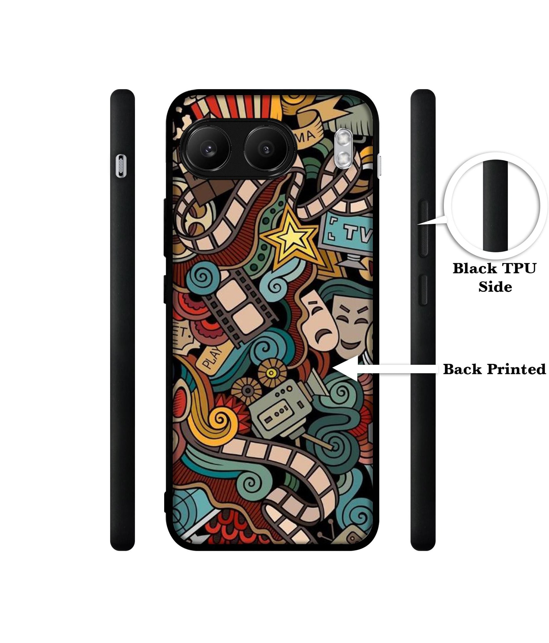 Movies Designer 2D Printed Back Case Cover for OnePlus Nord 4 5G