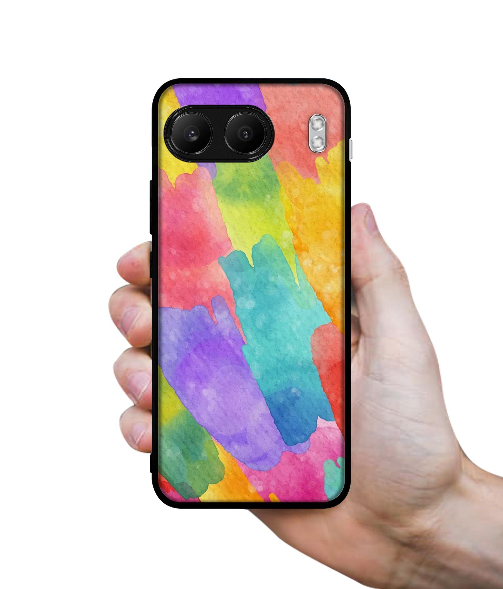 Water Paint Colorful Abstract Designer 2D Printed Back Case Cover for OnePlus Nord 4 5G