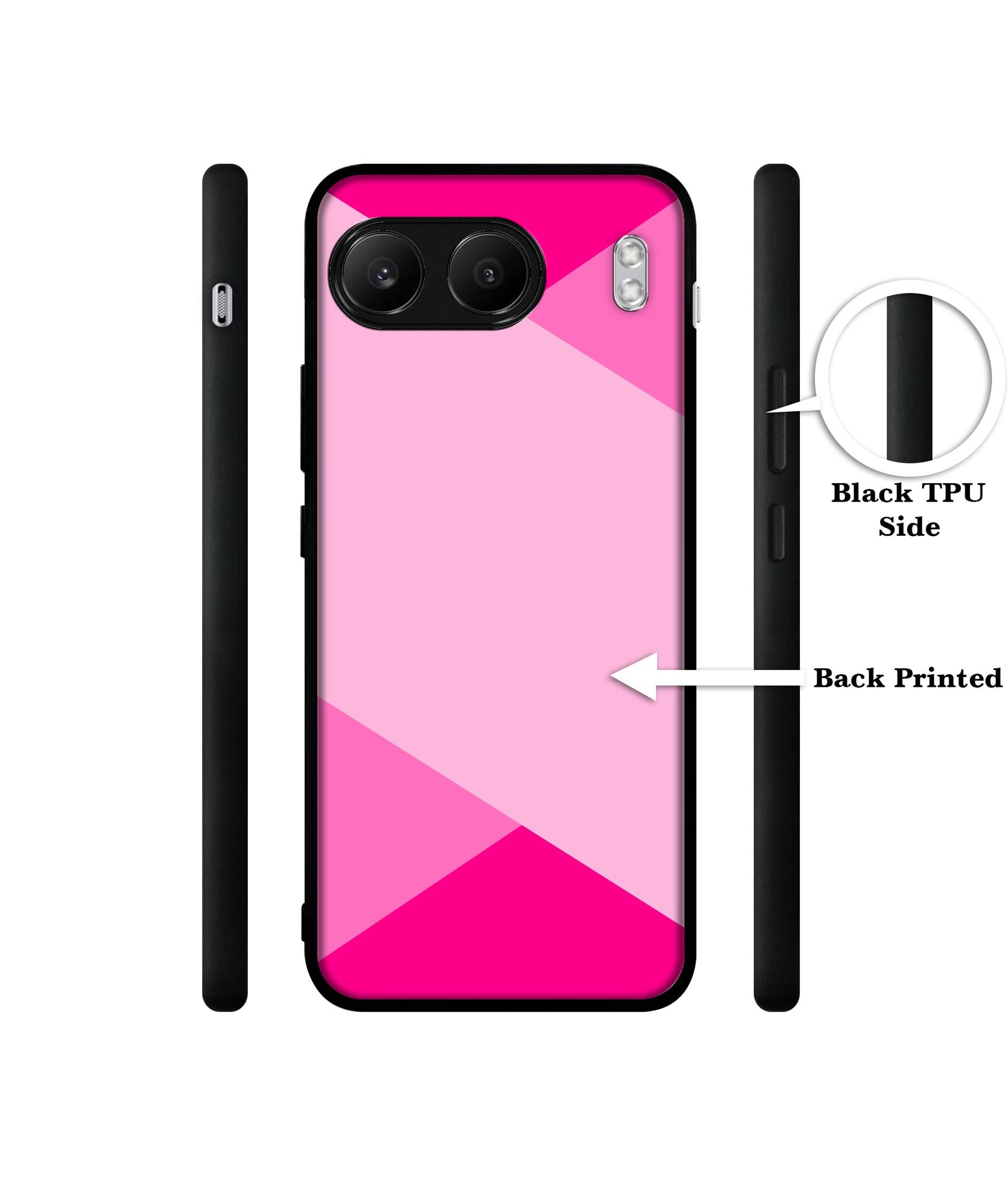 Pink Cross Vector Designer 2D Printed Back Case Cover for OnePlus Nord 4 5G