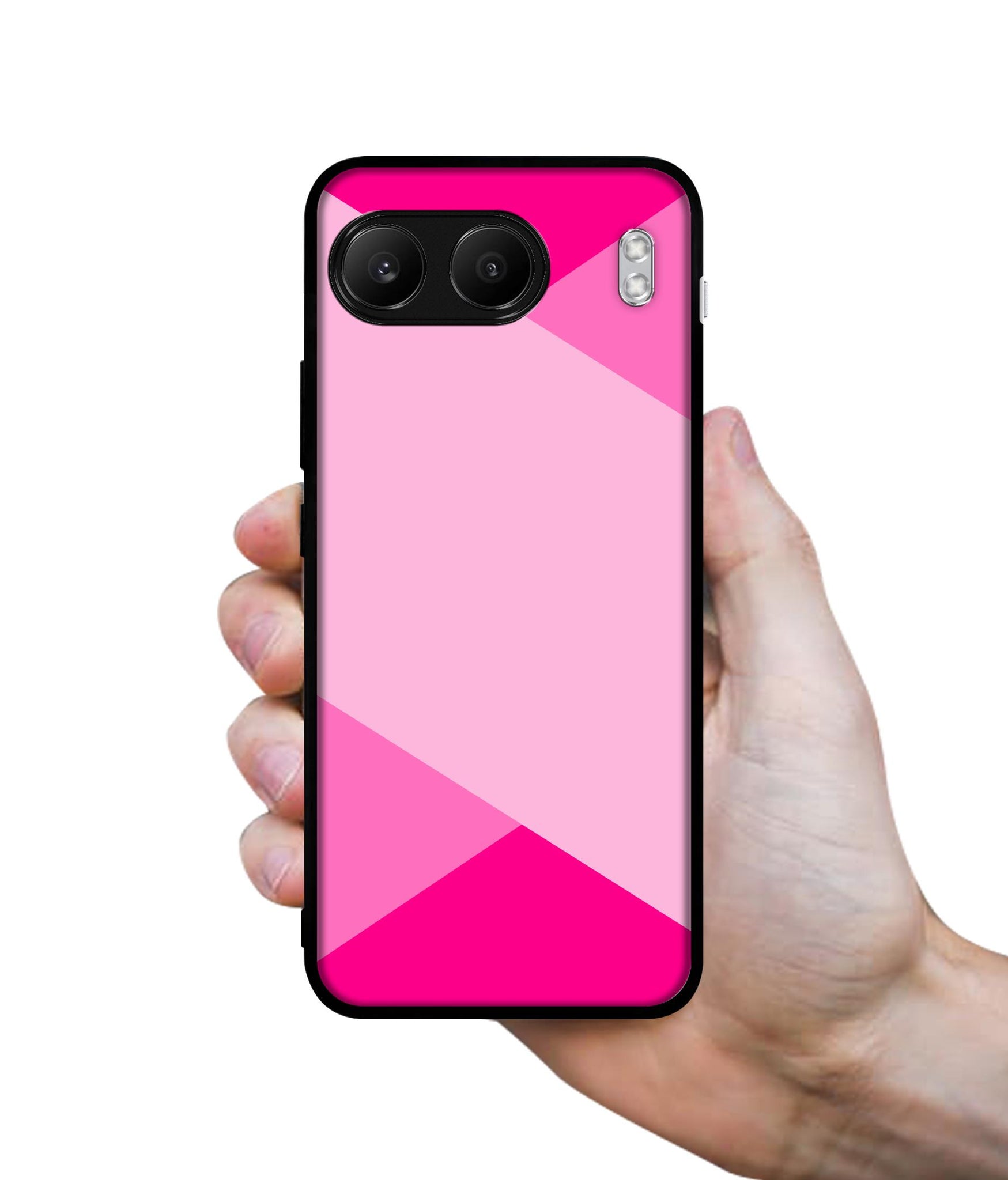 Pink Cross Vector Designer 2D Printed Back Case Cover for OnePlus Nord 4 5G