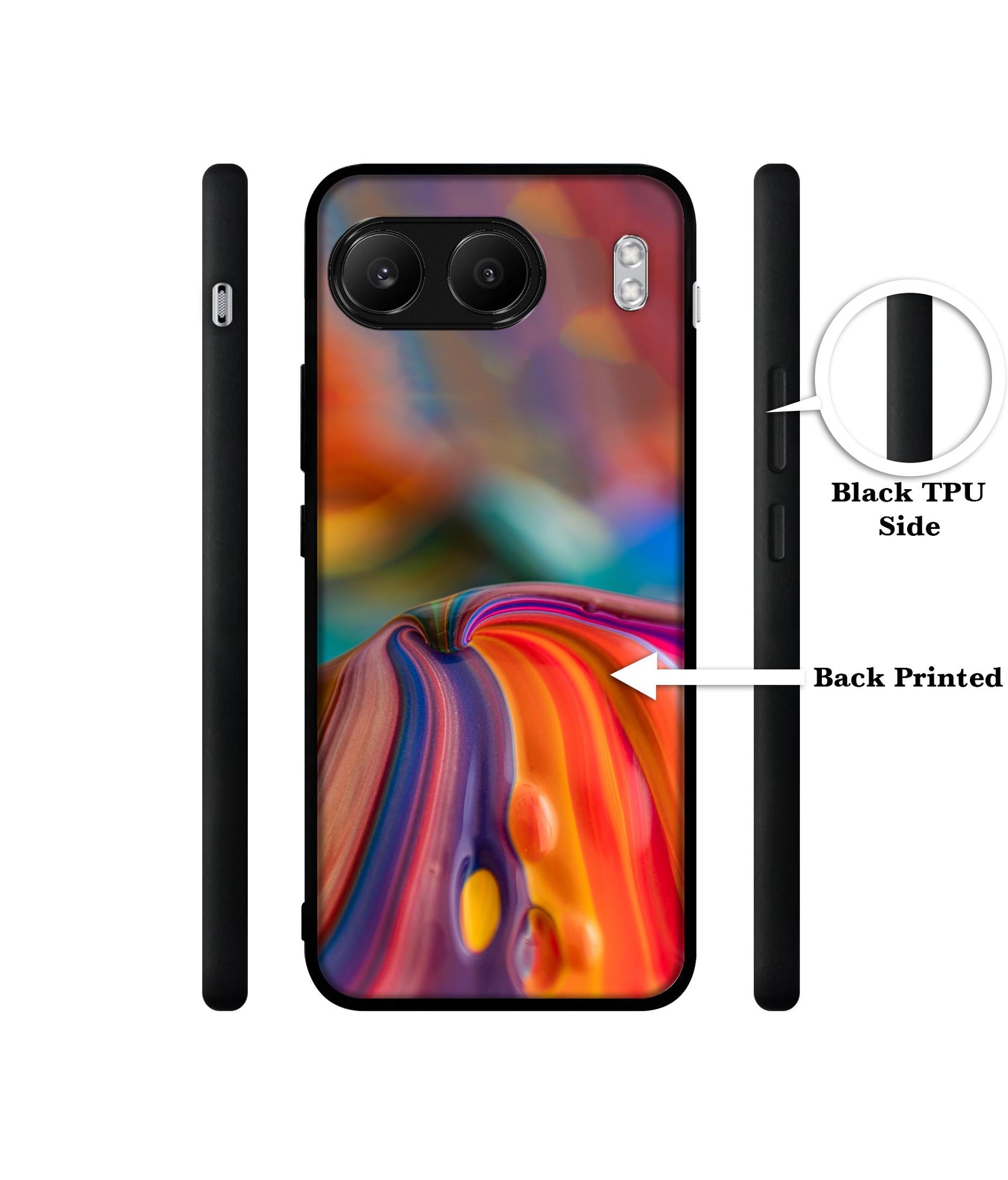 Rainbow Colors Designer 2D Printed Back Case Cover for OnePlus Nord 4 5G