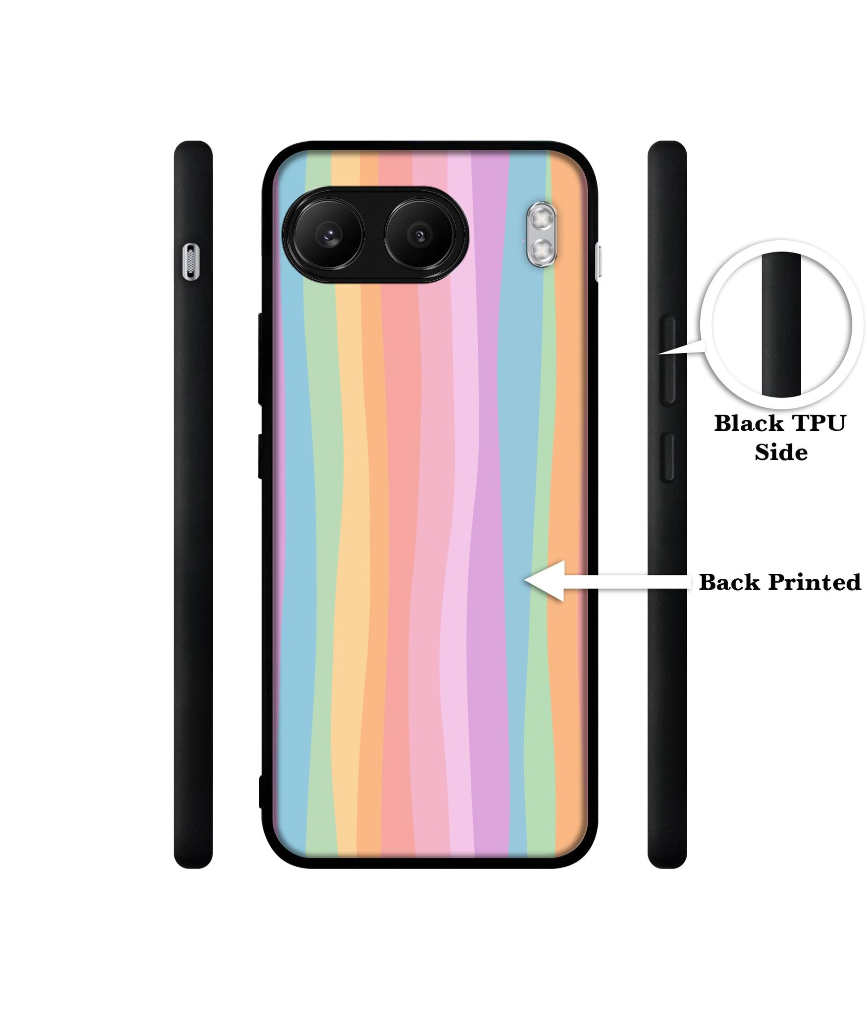 Cool Rainbow Designer 2D Printed Back Case Cover for OnePlus Nord 4 5G