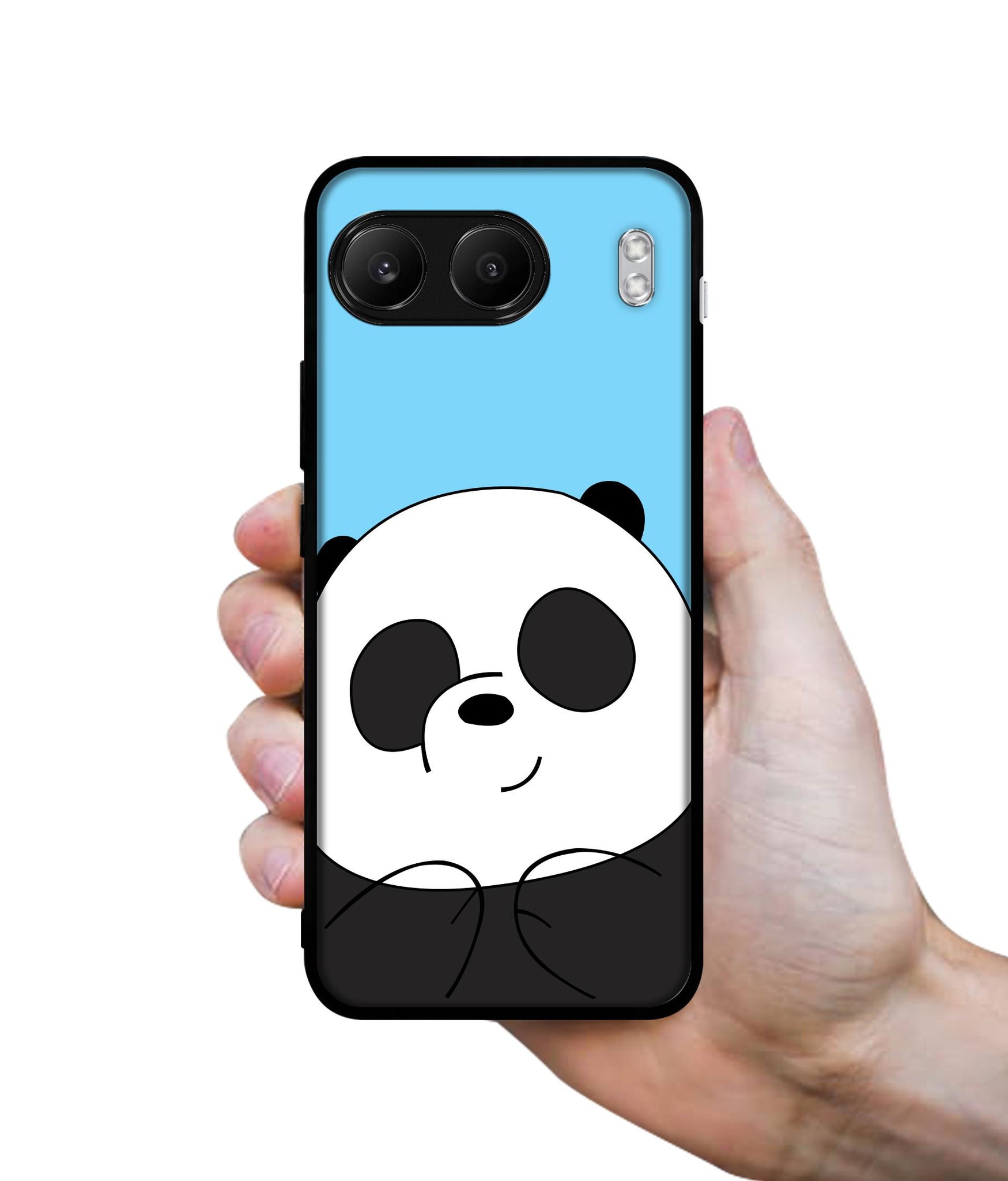 Cute Panda Designer 2D Printed Back Case Cover for OnePlus Nord 4 5G
