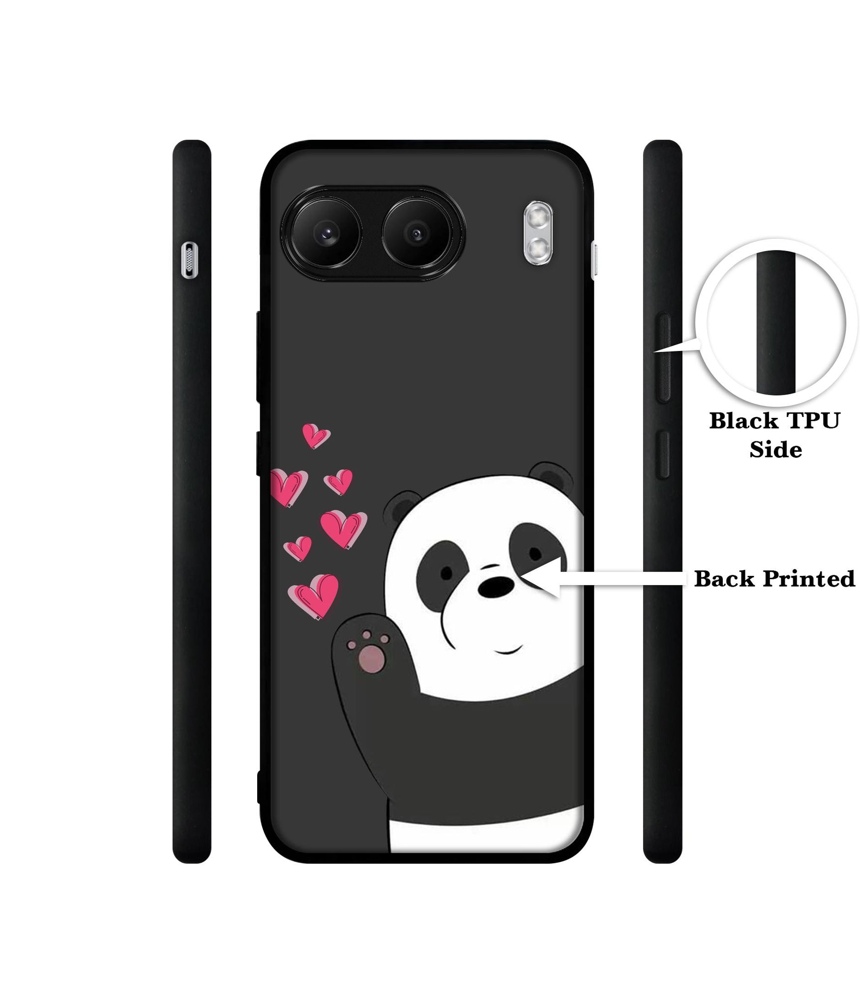 Love Panda Designer 2D Printed Back Case Cover for OnePlus Nord 4 5G