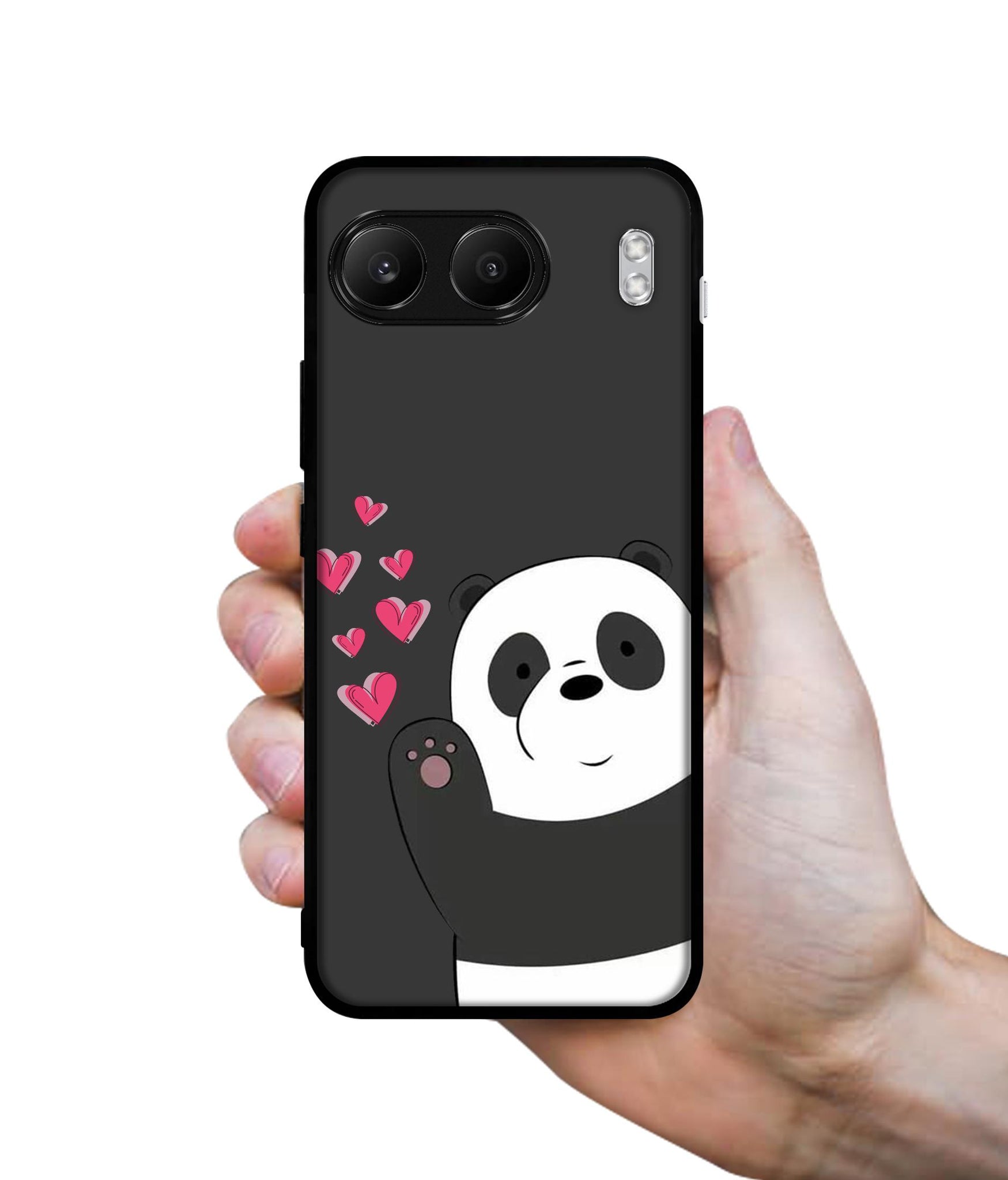 Love Panda Designer 2D Printed Back Case Cover for OnePlus Nord 4 5G