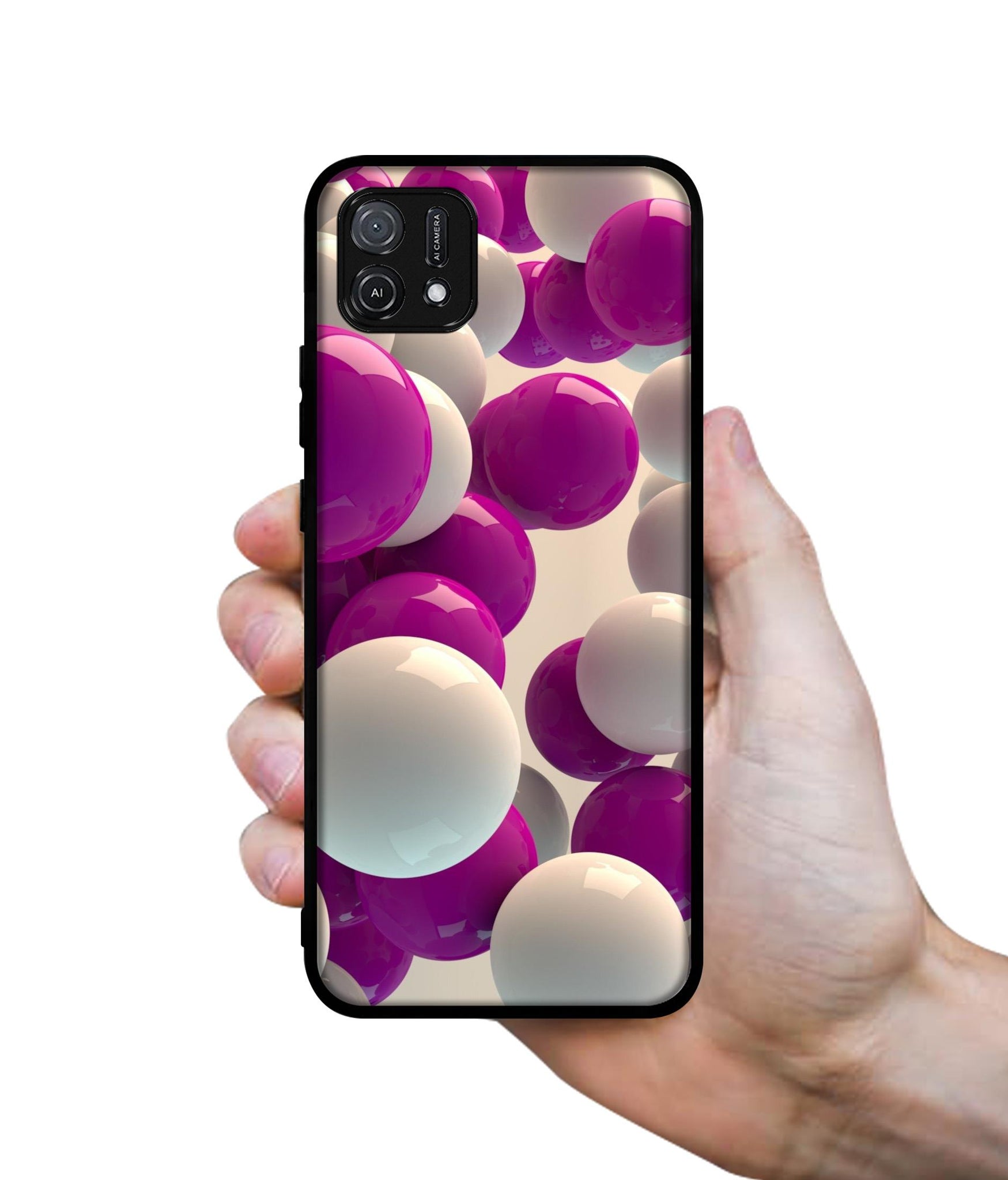 3D Balloons Designer 2D Printed Back Case Cover for Oppo A16K 4G