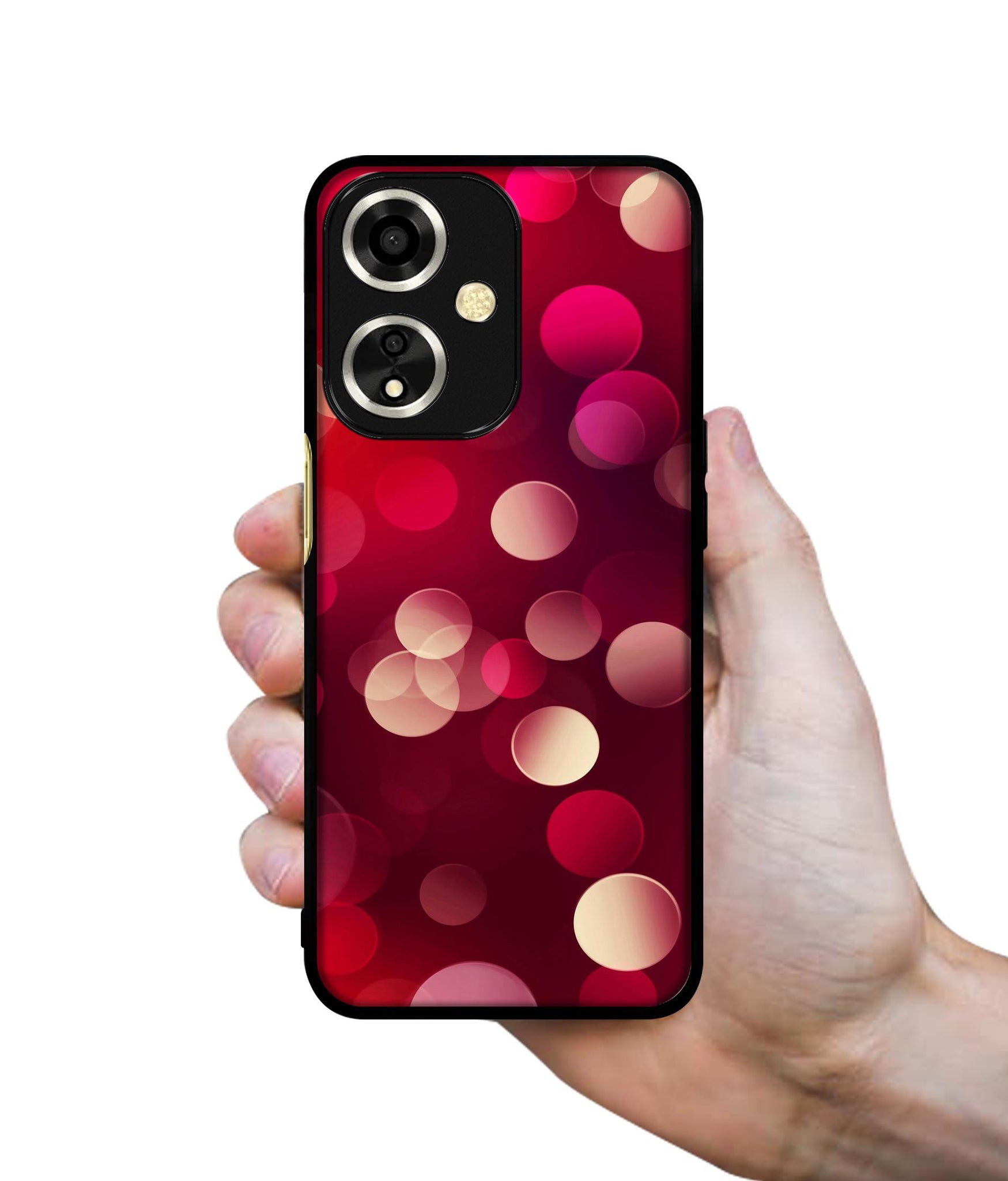 3D Circles Designer 2D Printed Back Case Cover for Oppo A59 5G