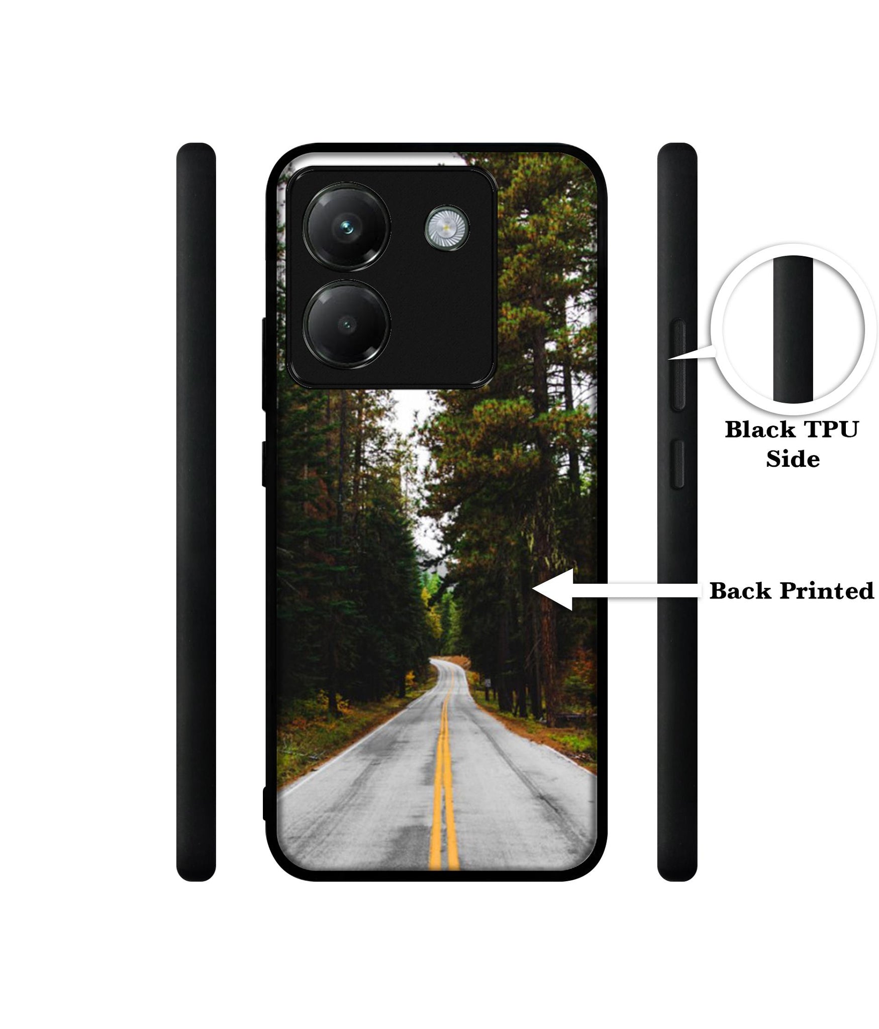 Road Photo Designer 2D Printed Back Case Cover for Poco M7 Pro 5G