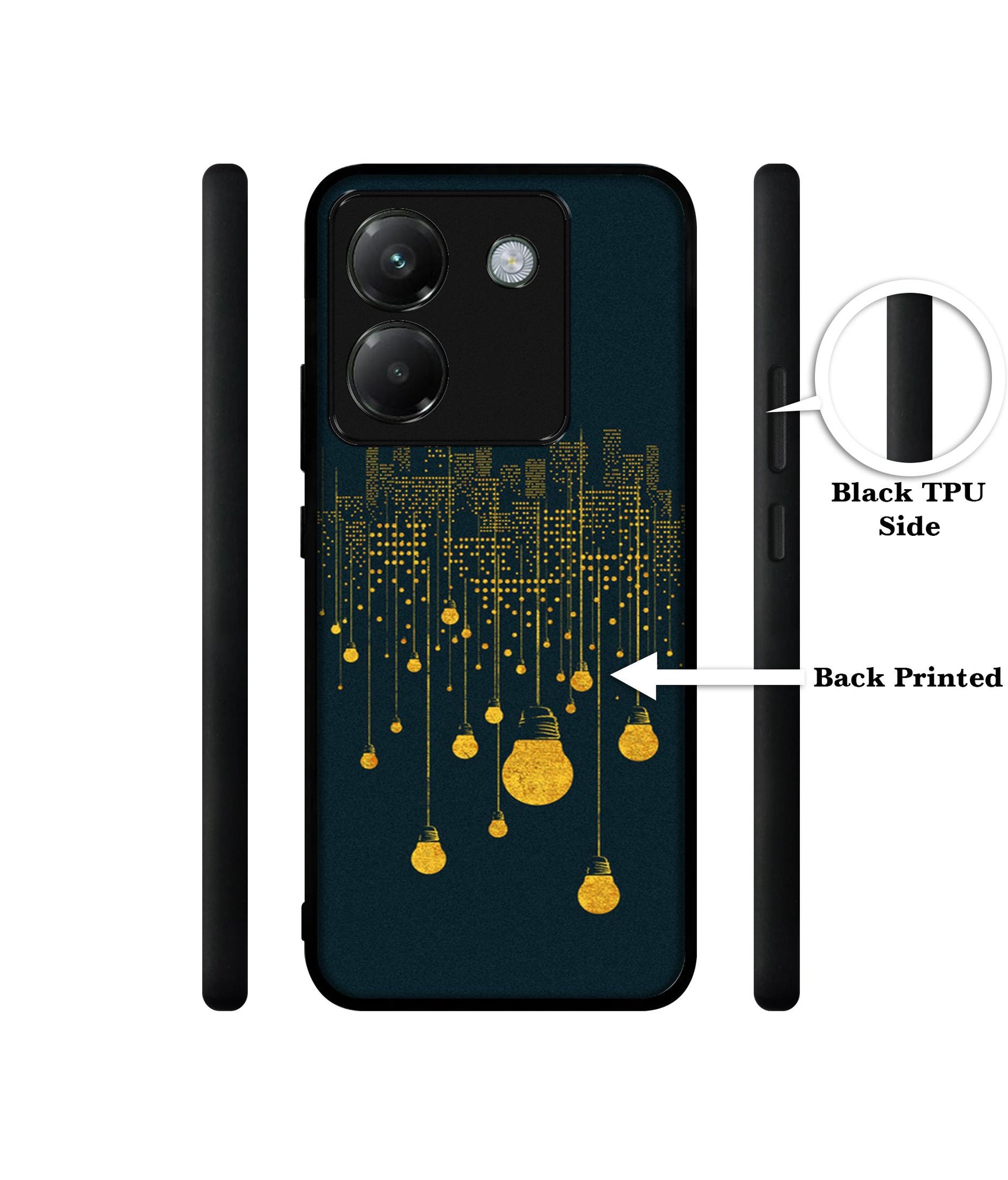 City Light Pattern Designer 2D Printed Back Case Cover for Poco M7 Pro 5G