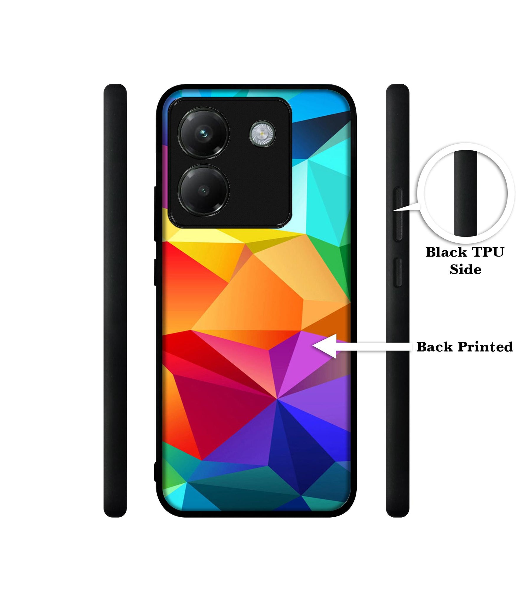 Colorful Pattern Designer 2D Printed Back Case Cover for Poco M7 Pro 5G