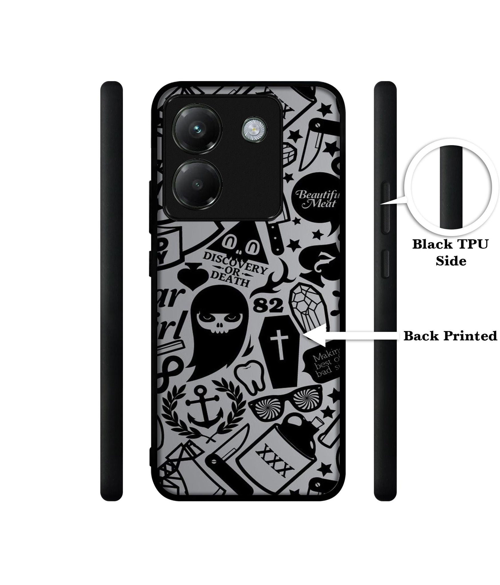 Discover Or Death Designer 2D Printed Back Case Cover for Poco M7 Pro 5G