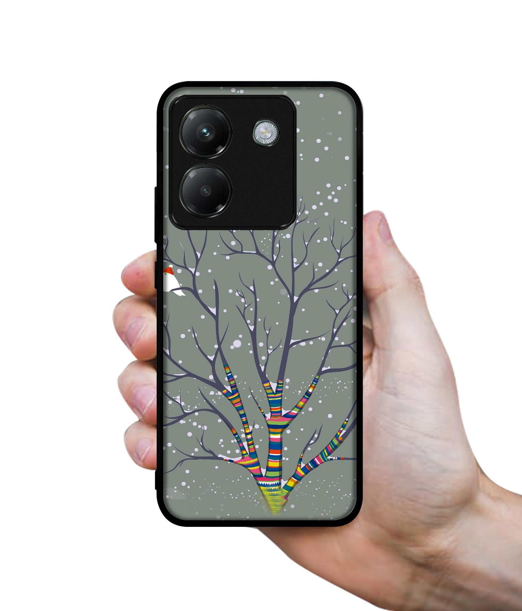 Winter Pattern Print Designer 2D Printed Back Case Cover for Poco M7 Pro 5G