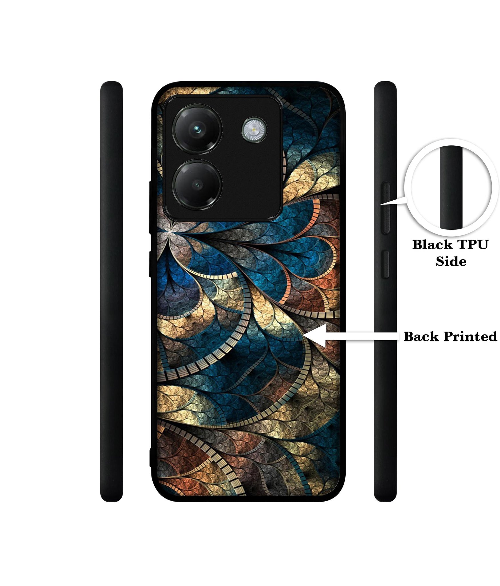 Fractional Pattern Designer 2D Printed Back Case Cover for Poco M7 Pro 5G