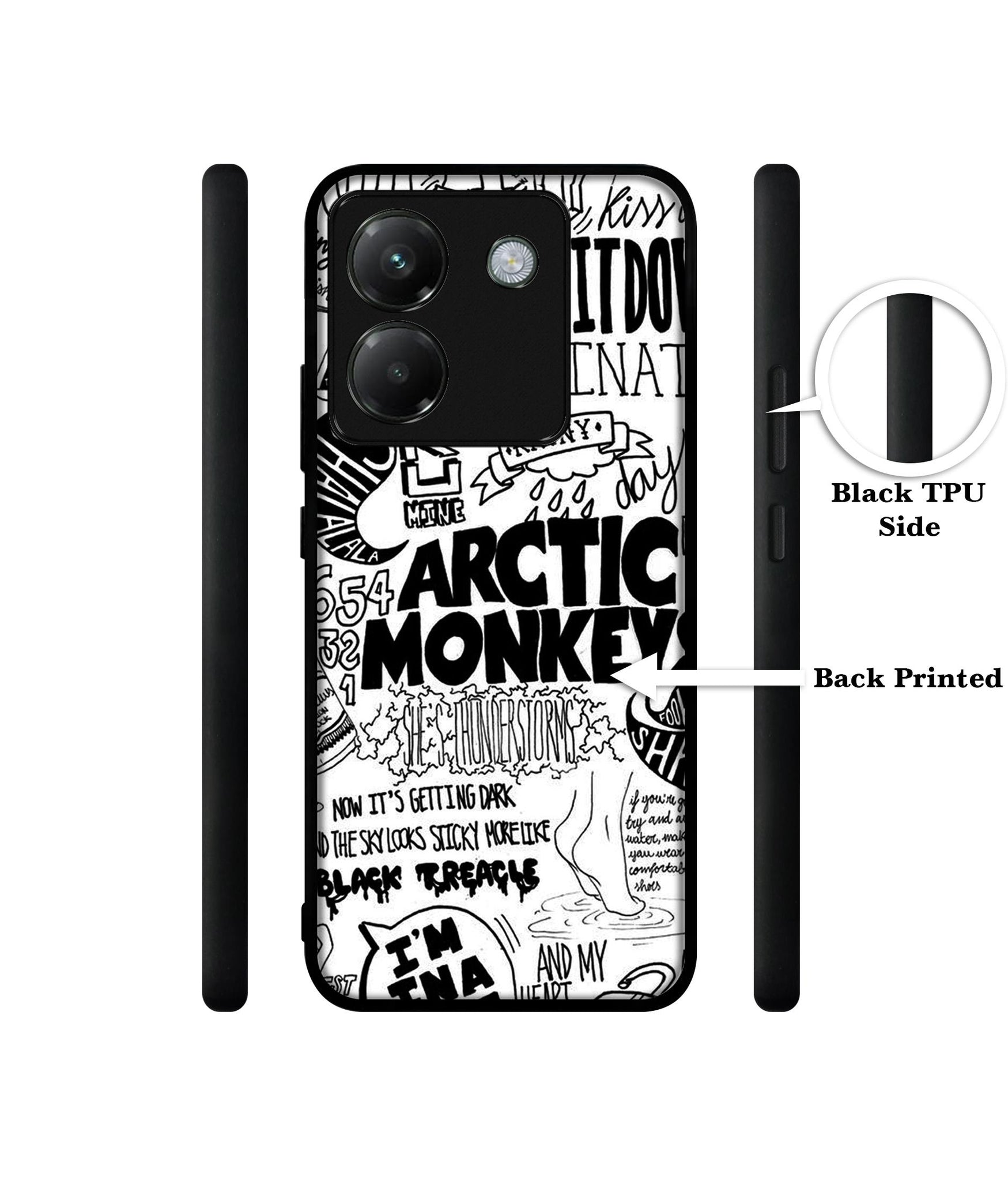 Arctic Monkeys Pattern Designer 2D Printed Back Case Cover for Poco M7 Pro 5G