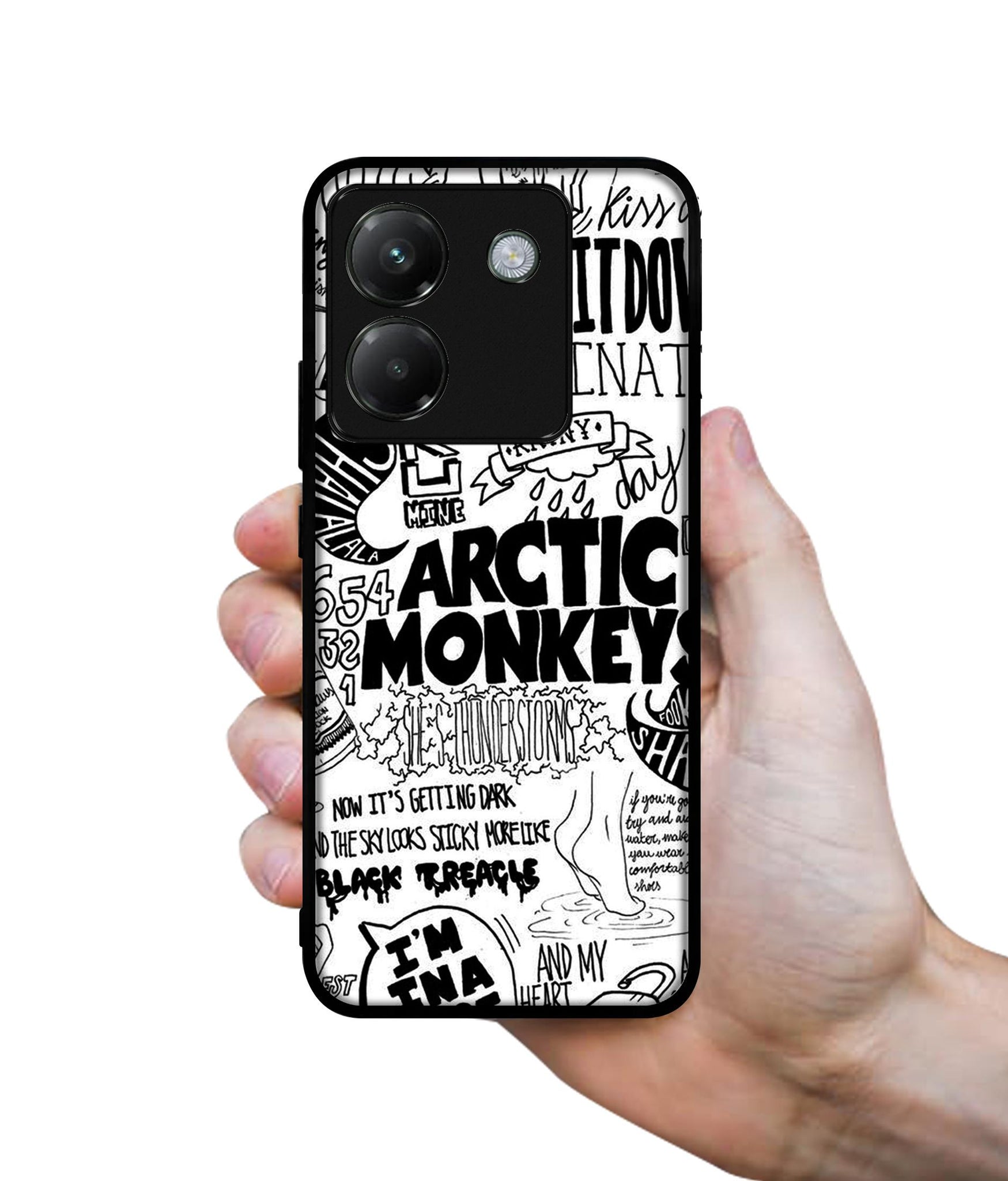Arctic Monkeys Pattern Designer 2D Printed Back Case Cover for Poco M7 Pro 5G
