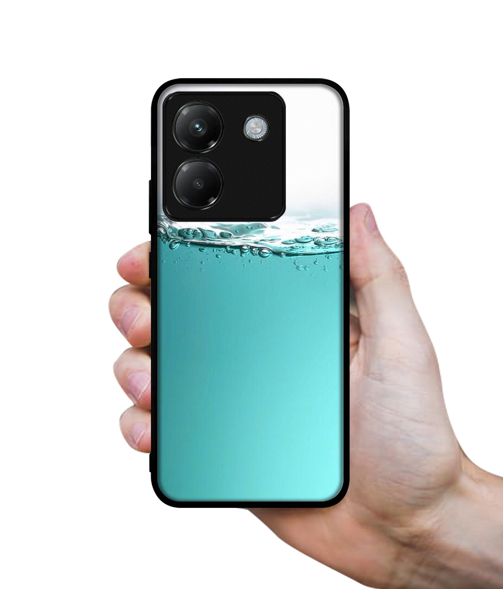 Half Fill Designer 2D Printed Back Case Cover for Poco M7 Pro 5G