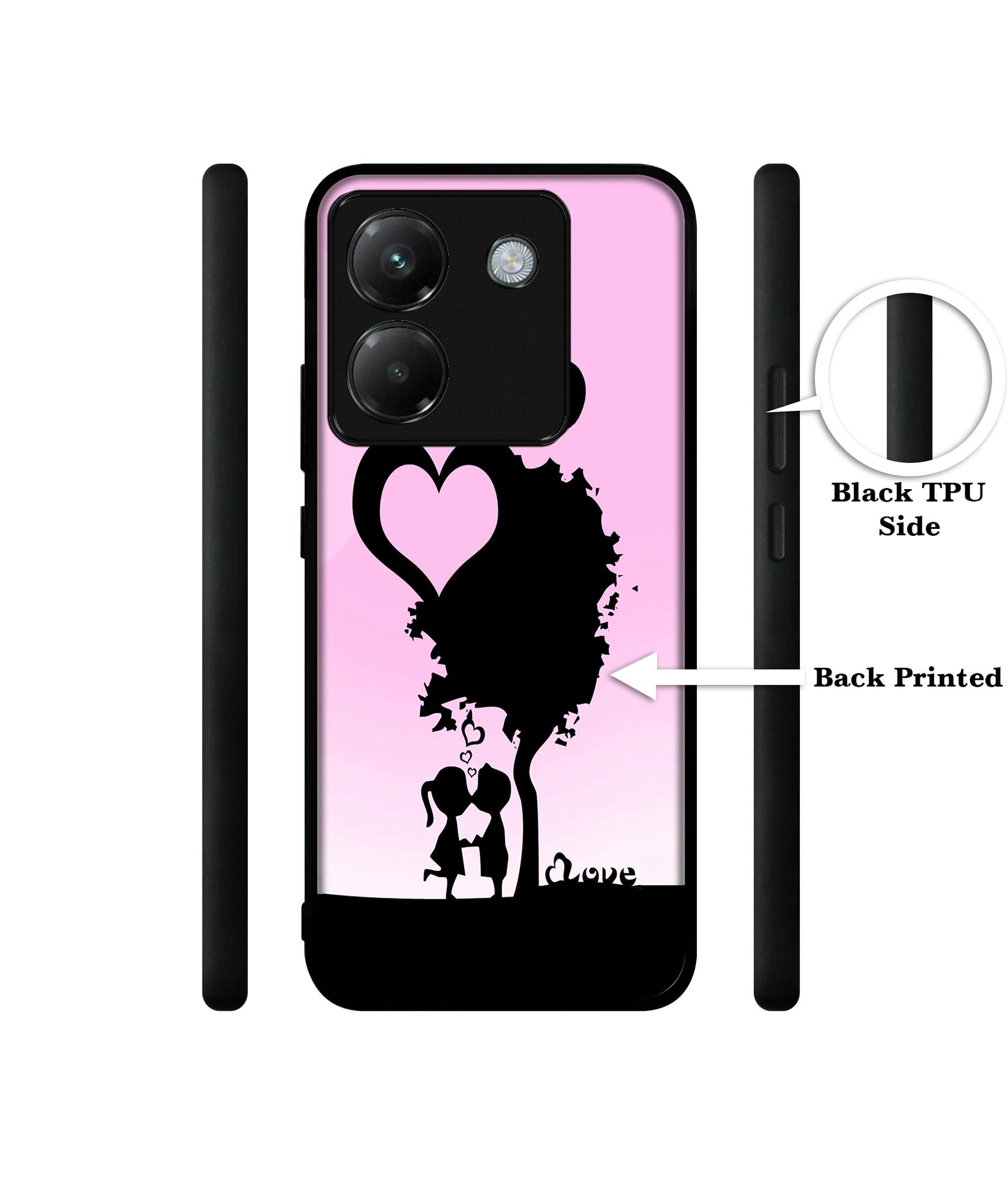 Sweet Love Designer 2D Printed Back Case Cover for Poco M7 Pro 5G
