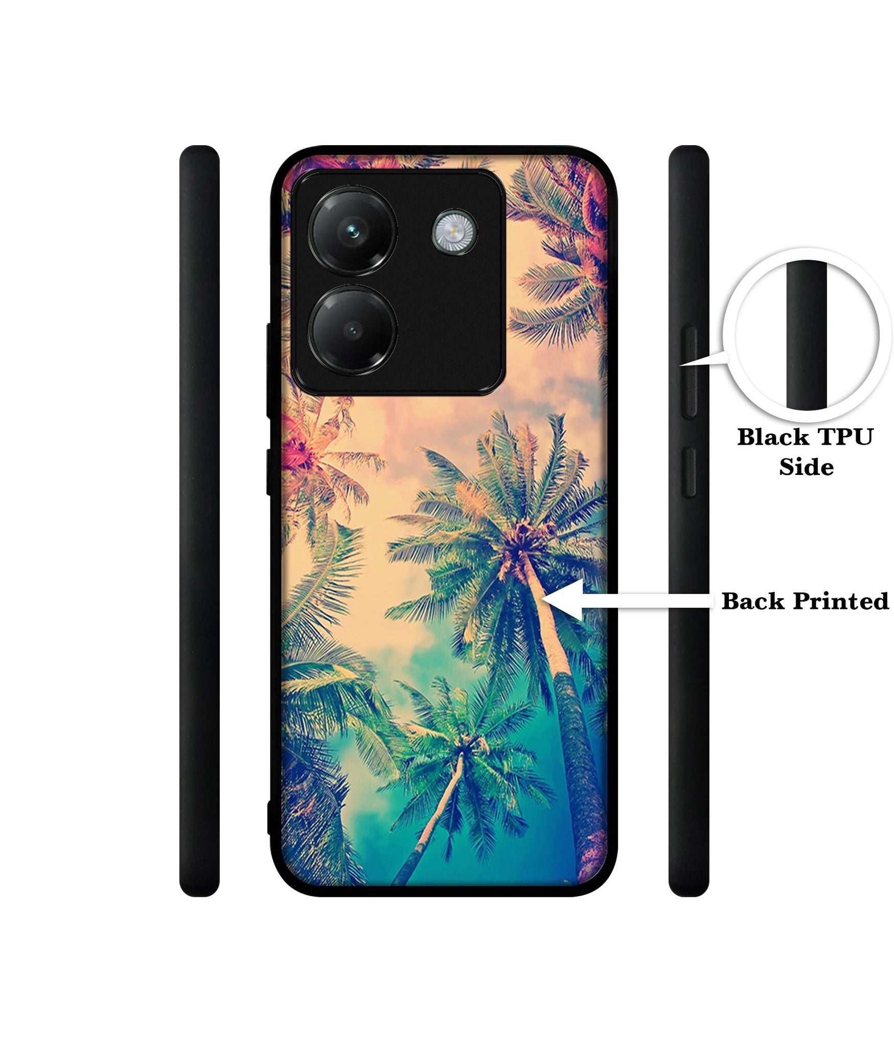 Trees Designer 2D Printed Back Case Cover for Poco M7 Pro 5G