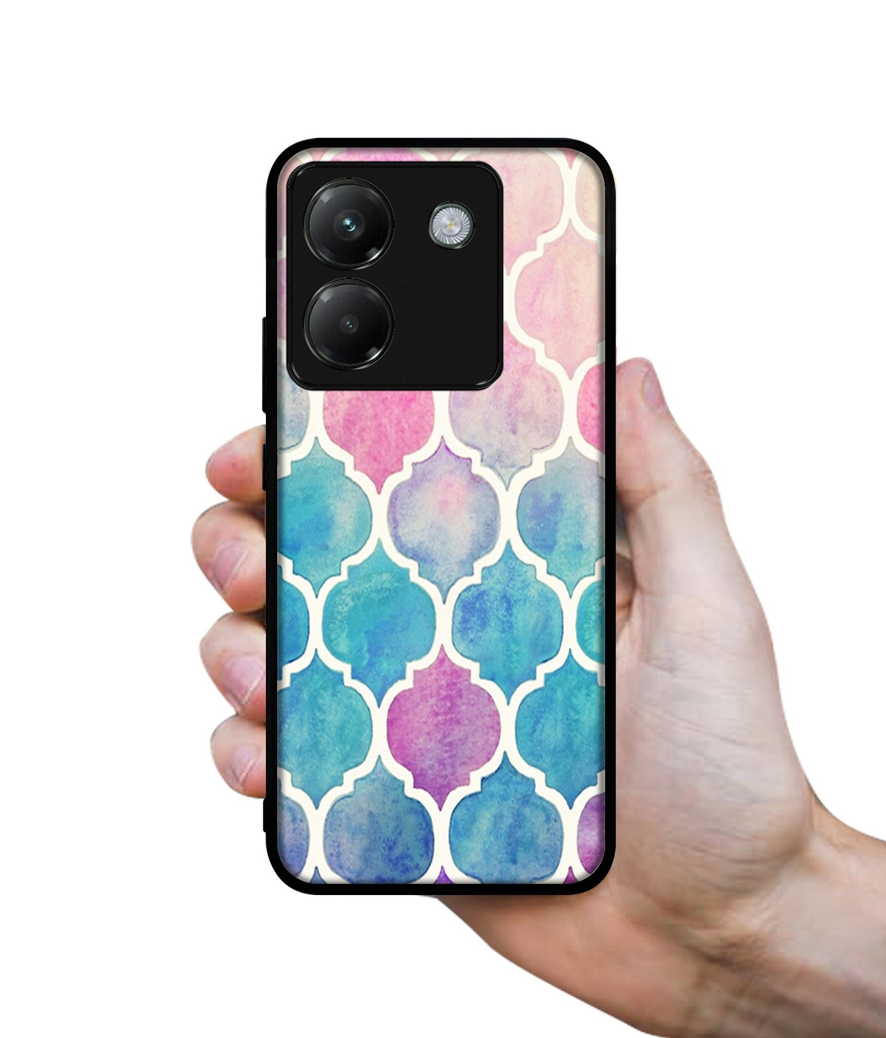Patterns Art Designer 2D Printed Back Case Cover for Poco M7 Pro 5G