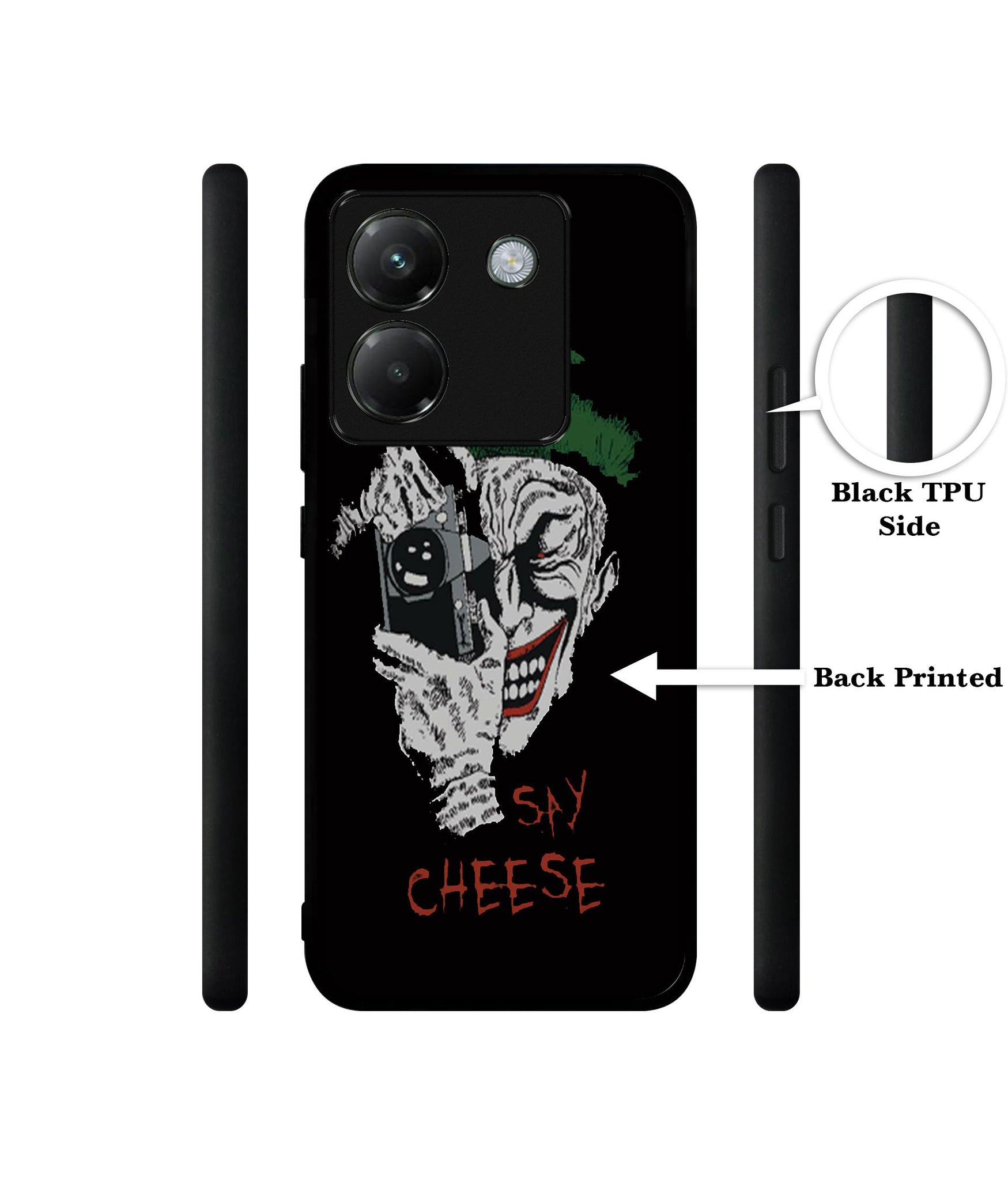Joker Say Cheese Designer 2D Printed Back Case Cover for Poco M7 Pro 5G