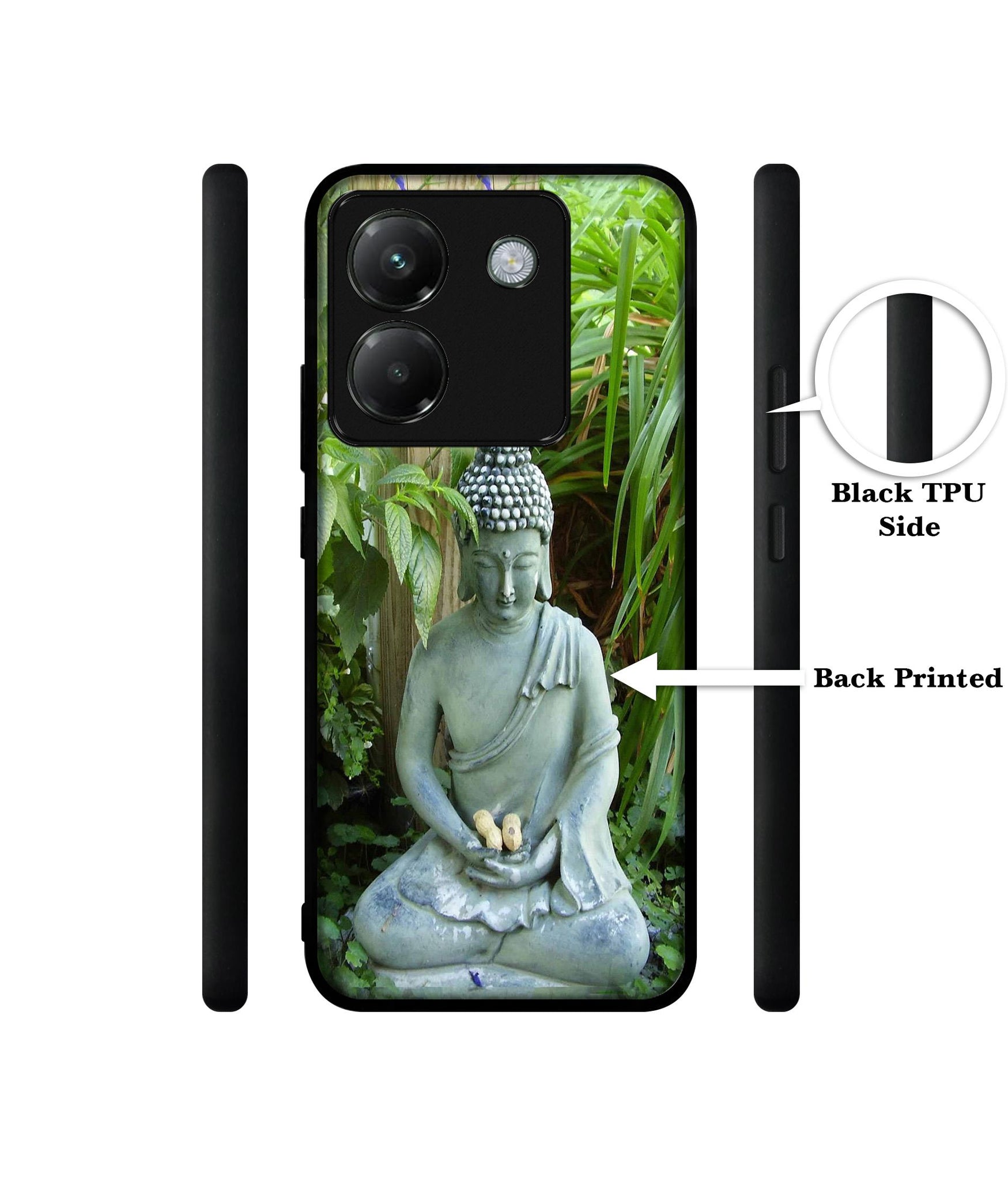Buddhism Designer 2D Printed Back Case Cover for Poco M7 Pro 5G