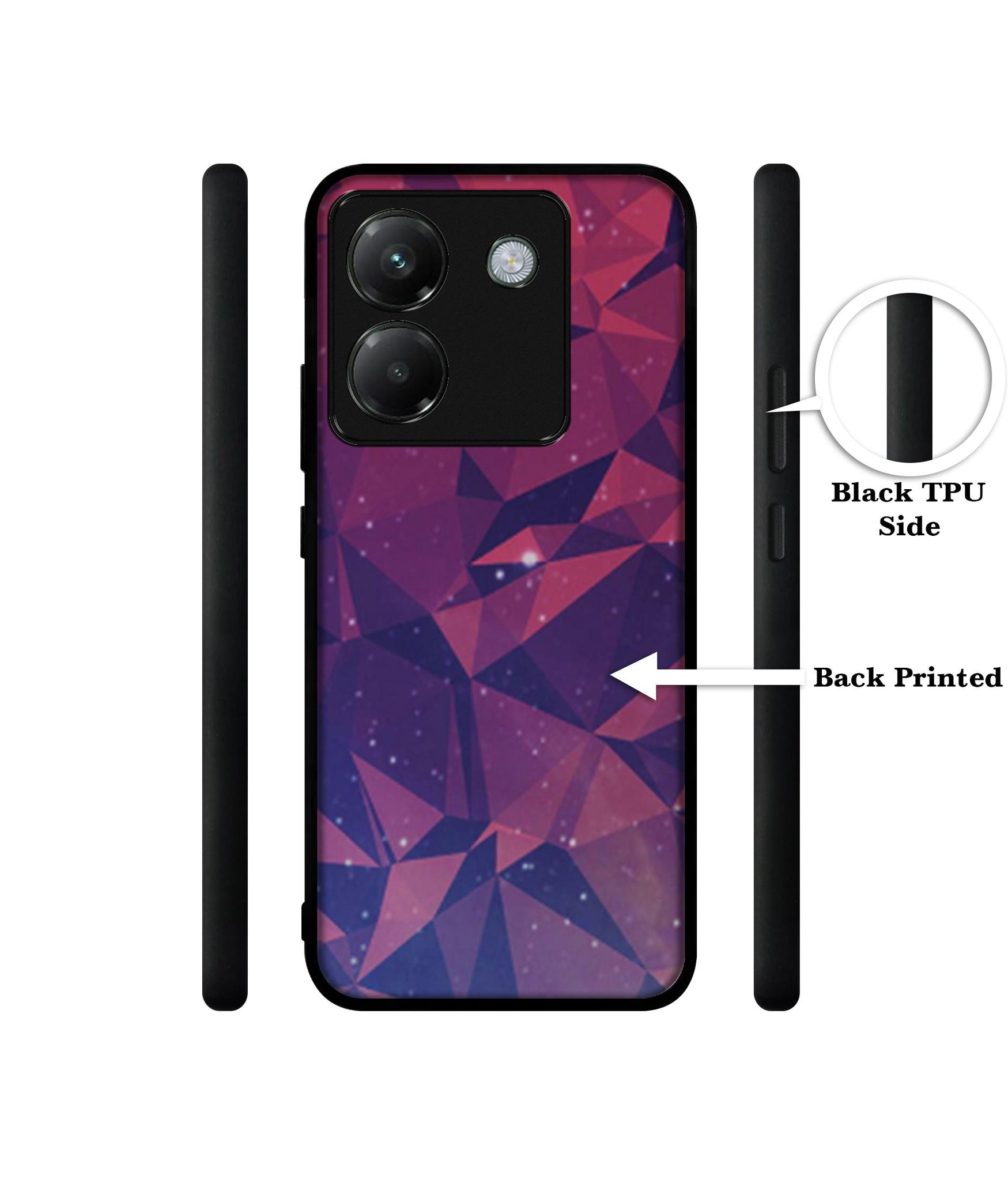 Bad Color Shape Designer 2D Printed Back Case Cover for Poco M7 Pro 5G