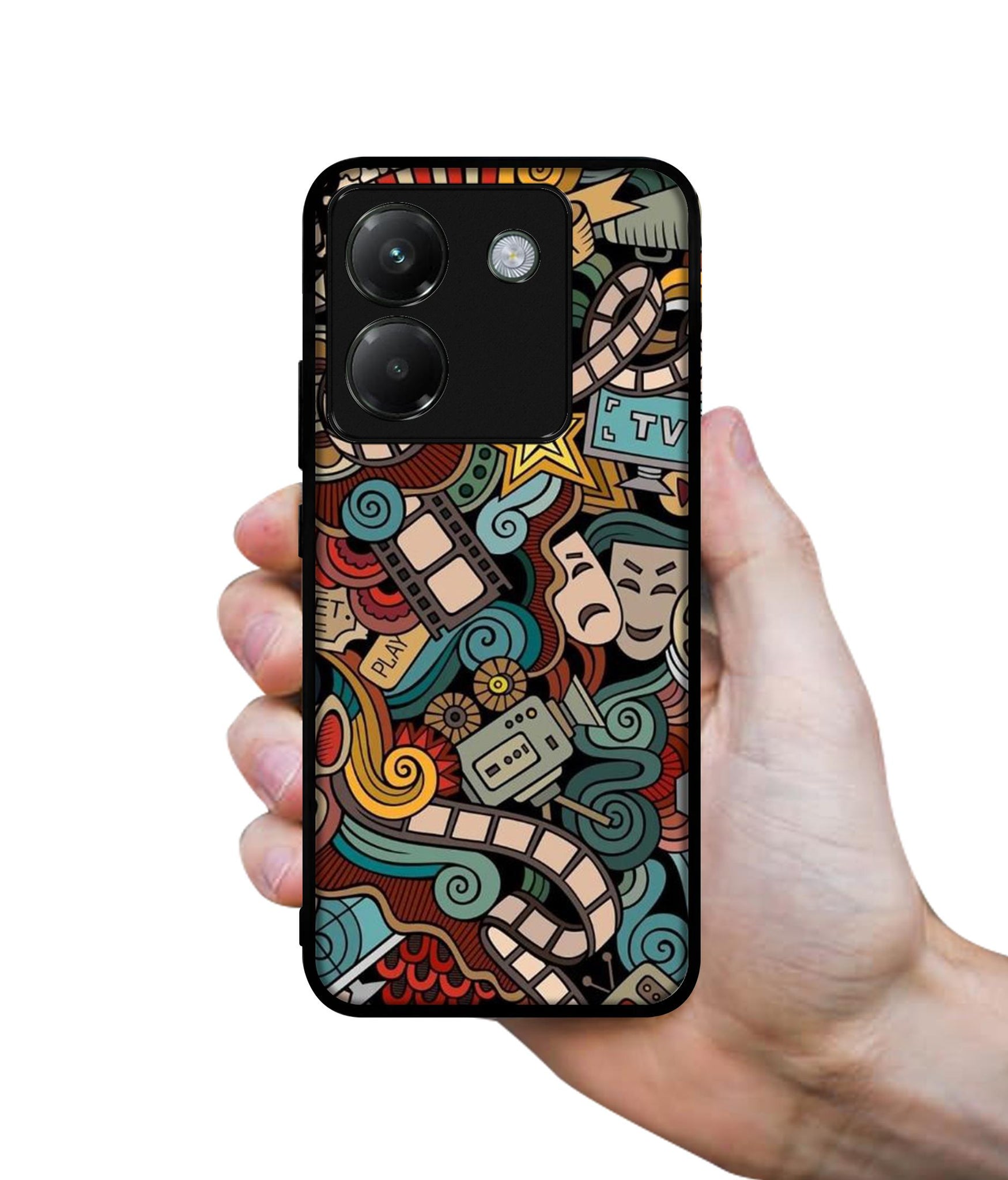 Movies Designer 2D Printed Back Case Cover for Poco M7 Pro 5G