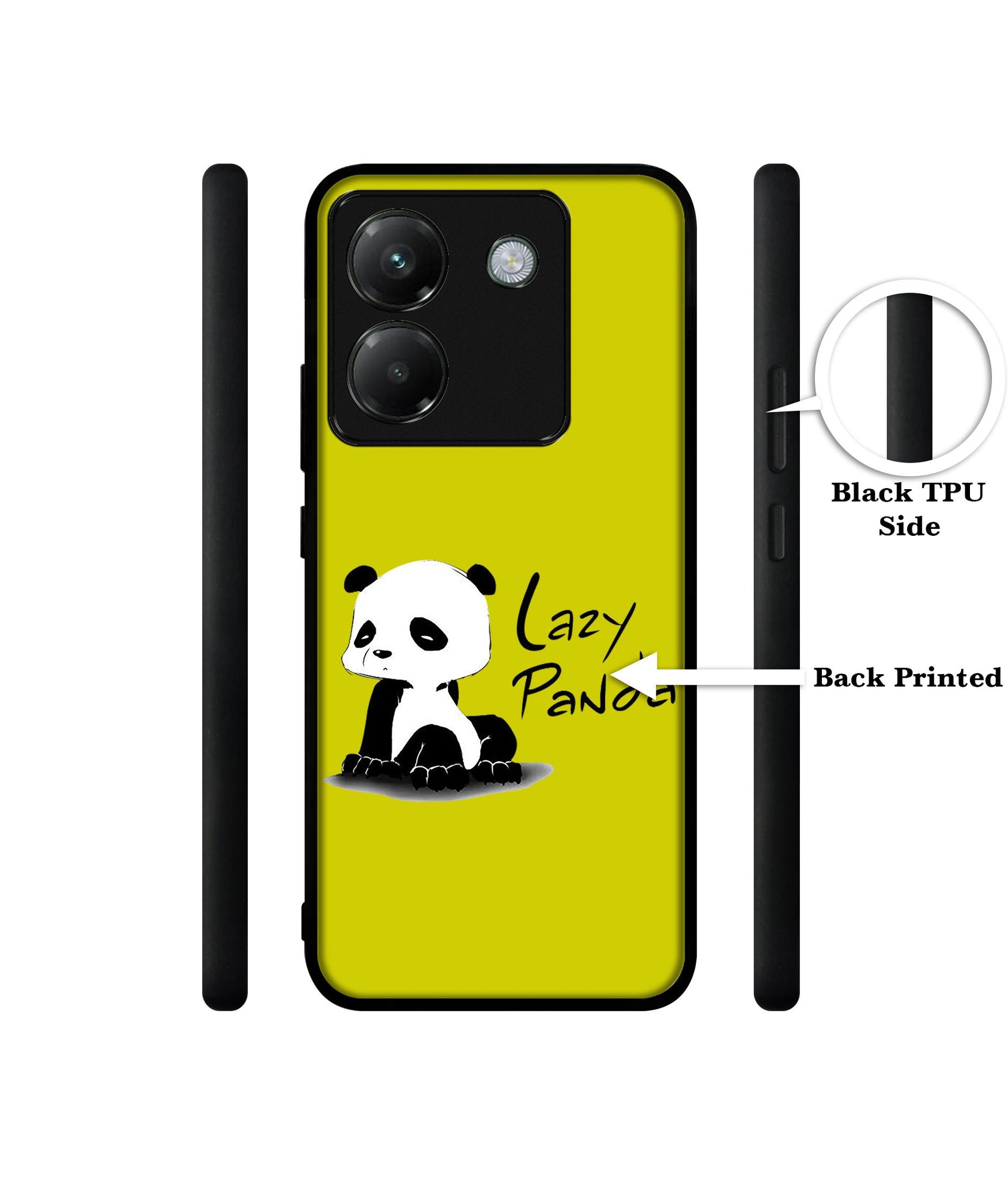 Lazy Panda Designer 2D Printed Back Case Cover for Poco M7 Pro 5G