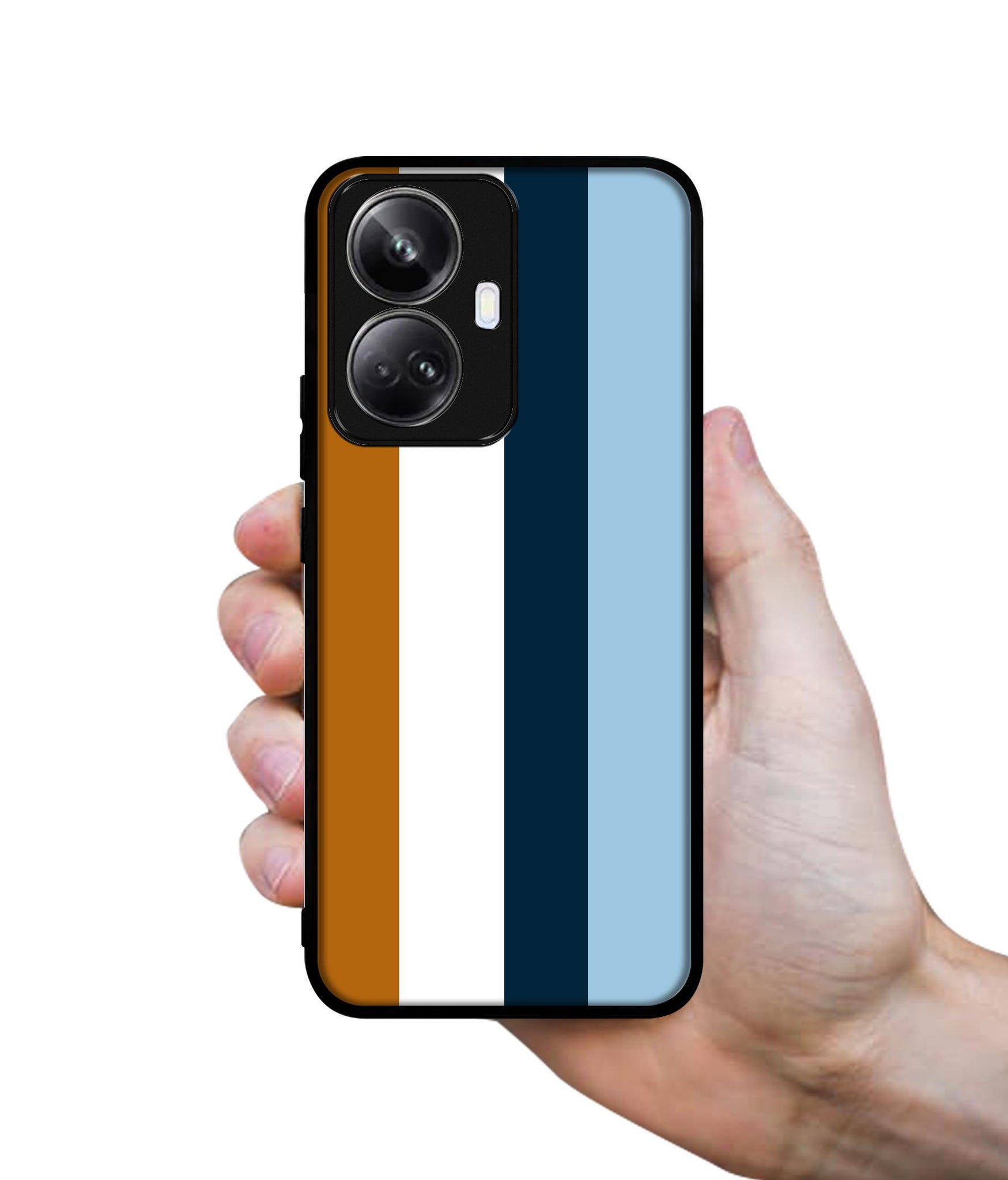 Color Stripes Designer 2D Printed Back Case Cover for Realme 10 Pro Plus 5G