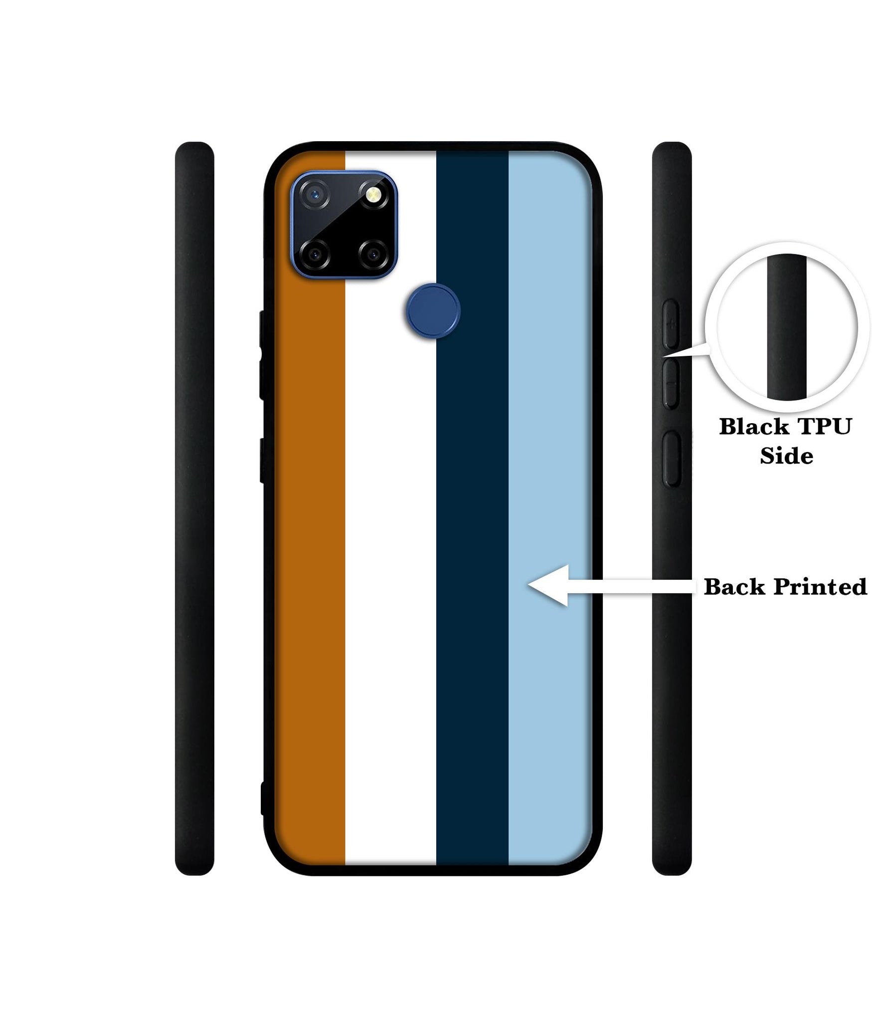 Color Stripes Designer 2D Printed Back Case Cover for Realme C12 / C25 / Narzo 20 / 30A