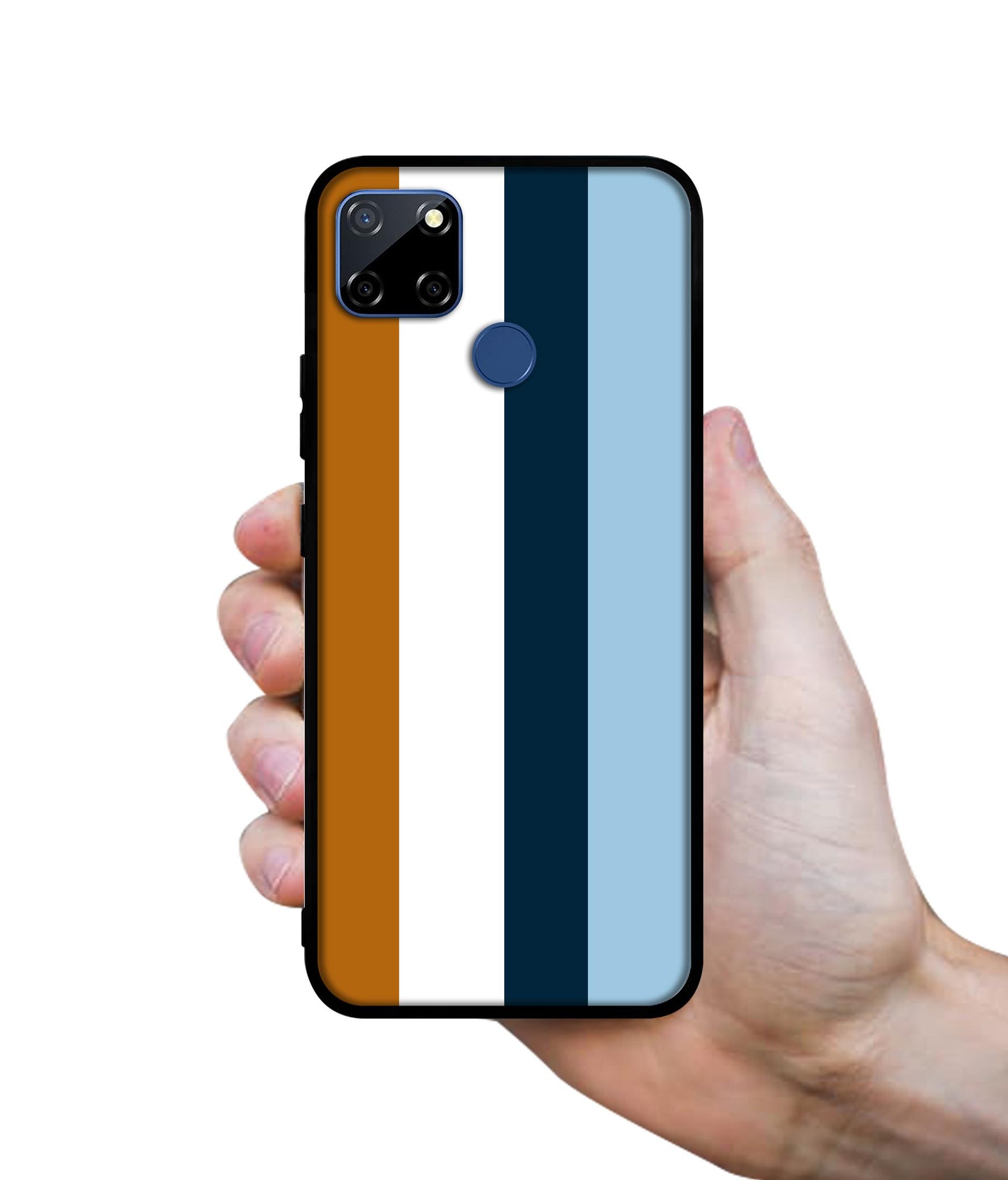 Color Stripes Designer 2D Printed Back Case Cover for Realme C12 / C25 / Narzo 20 / 30A