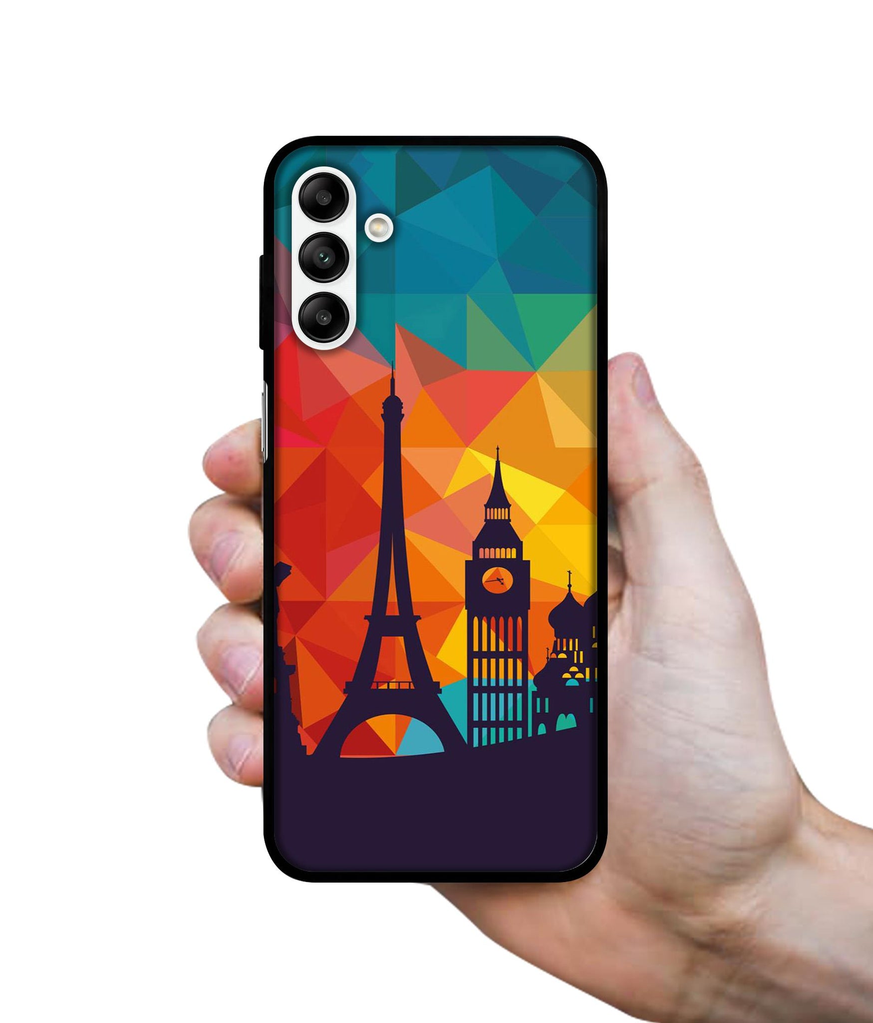 Colored Paris Designer 2D Printed Back Case Cover for Samsung Galaxy A04s 4G