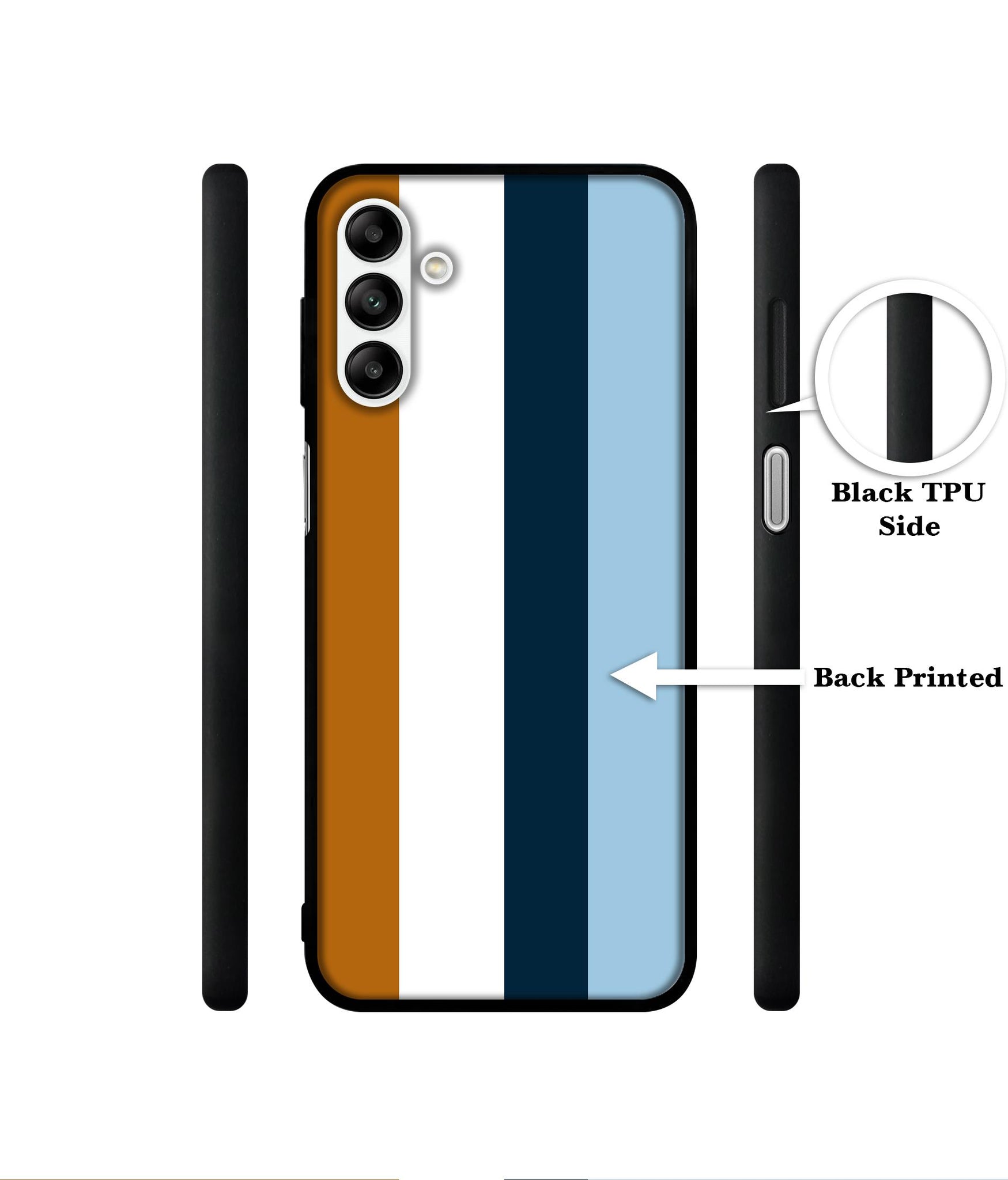 Color Stripes Designer 2D Printed Back Case Cover for Samsung Galaxy A04s 4G