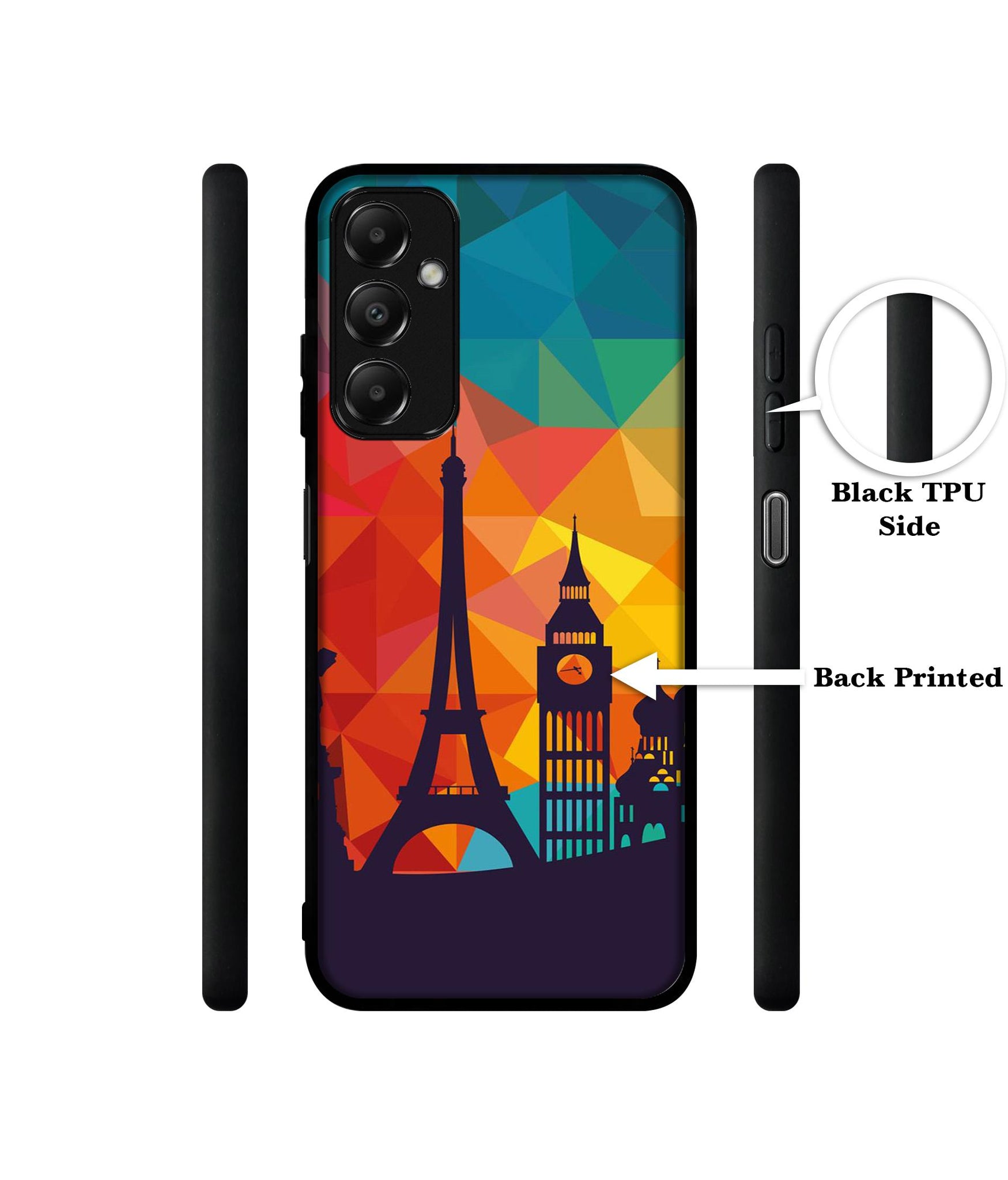 Colored Paris Designer 2D Printed Back Case Cover for Samsung Galaxy A05s 4G