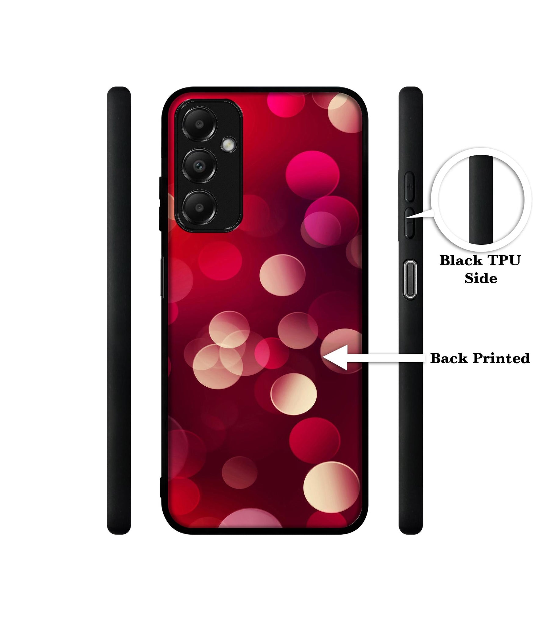 3D Circles Designer 2D Printed Back Case Cover for Samsung Galaxy A05s 4G