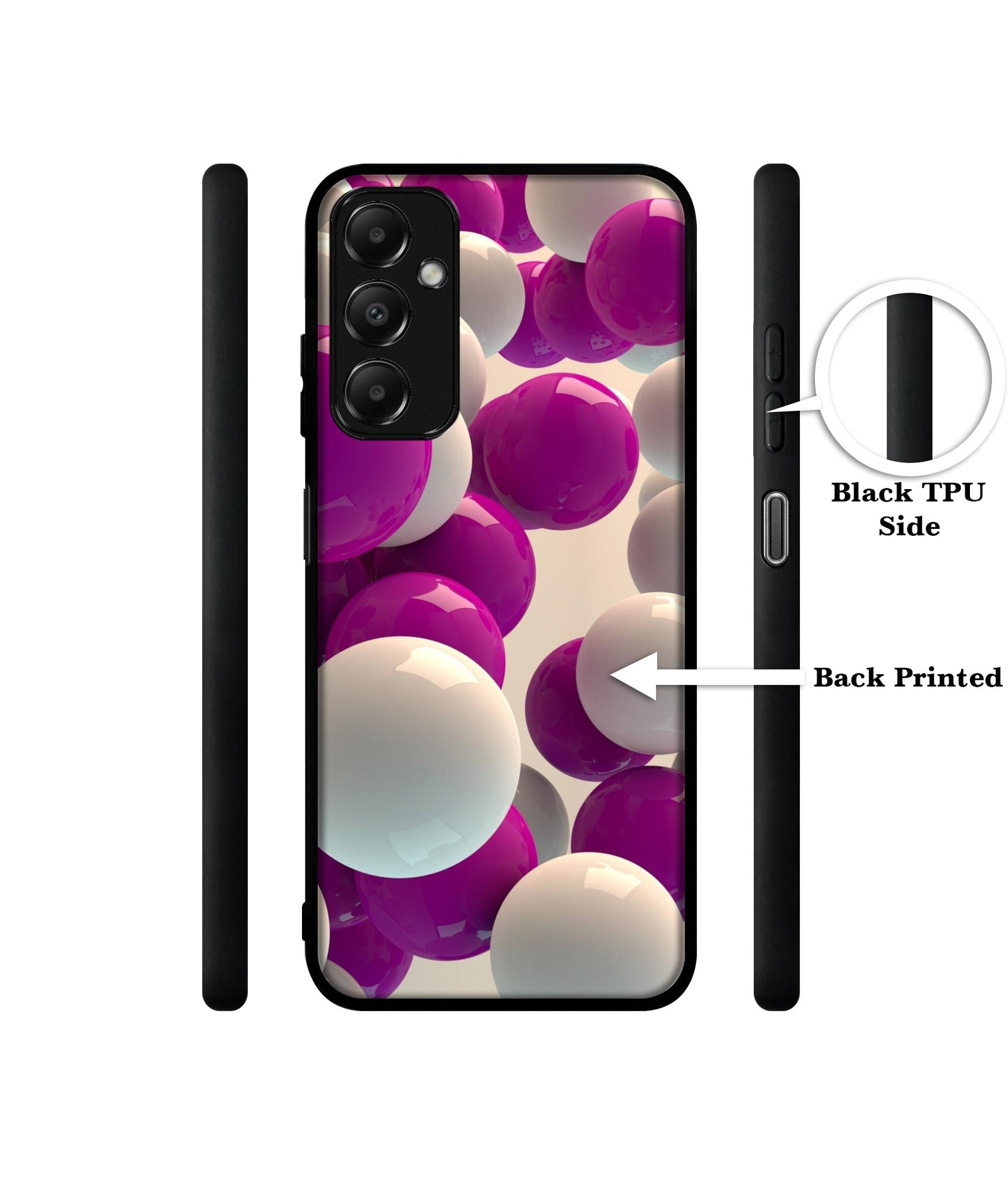 3D Balloons Designer 2D Printed Back Case Cover for Samsung Galaxy A05s 4G