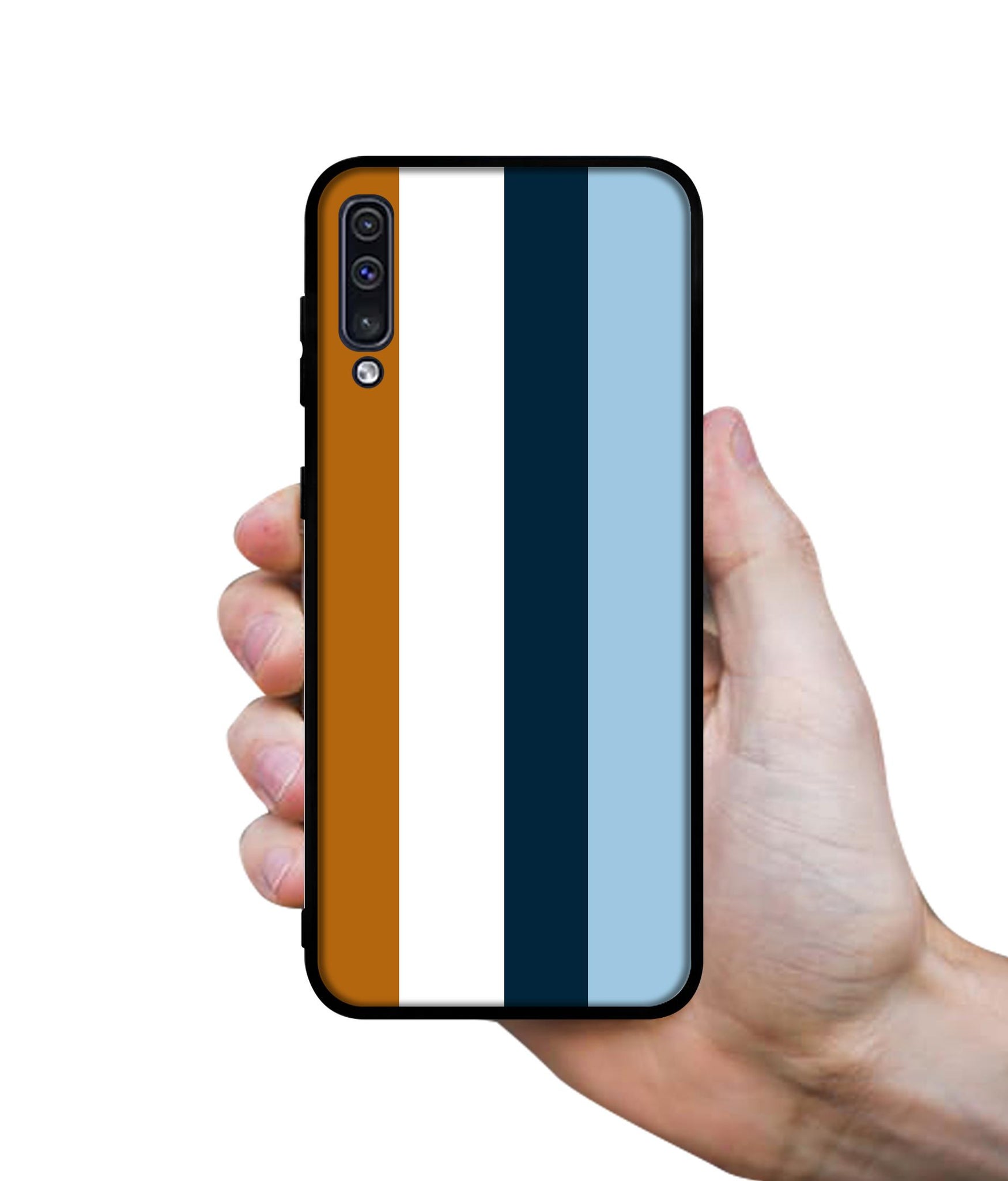 Color Stripes Designer 2D Printed Back Case Cover for Samsung Galaxy A50 / A50s / A30s